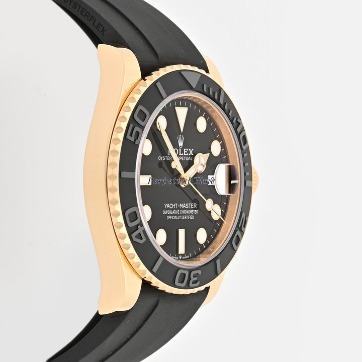 Rolex Yacht-Master 42mm 226658 Black Dial on Oysterflex