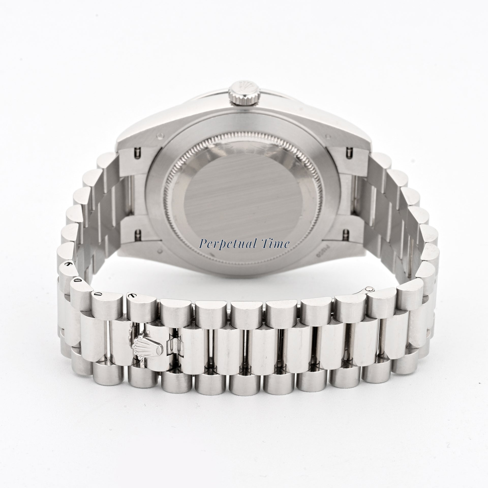 Rolex Day-Date 40 228396TBR Platinum | Meteorite Baguette Diamond