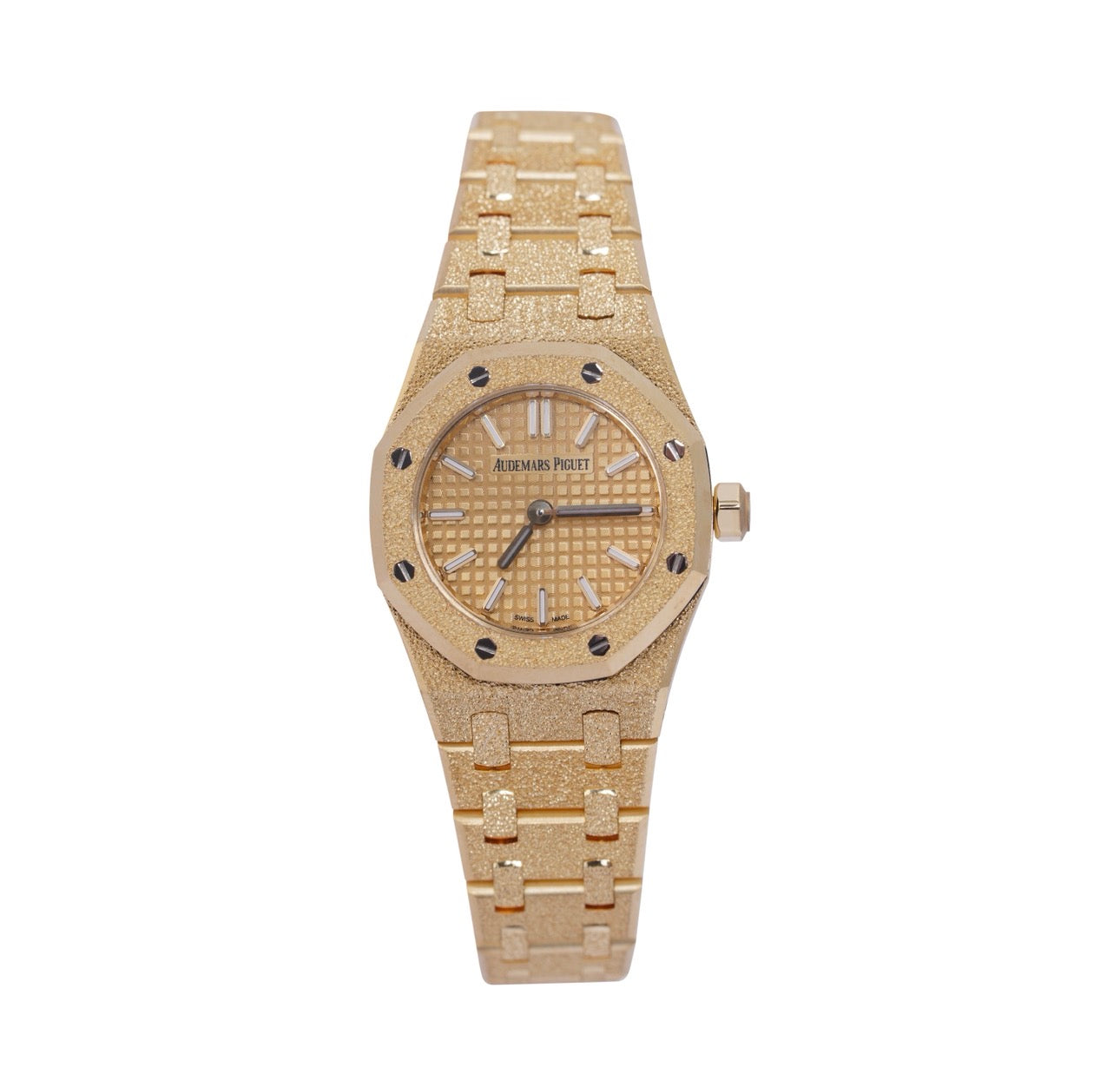 Audemars Piguet Royal Oak Frosted Ladies 67630BA.GG.1312BA.01 | Yellow dial | Full Gold |