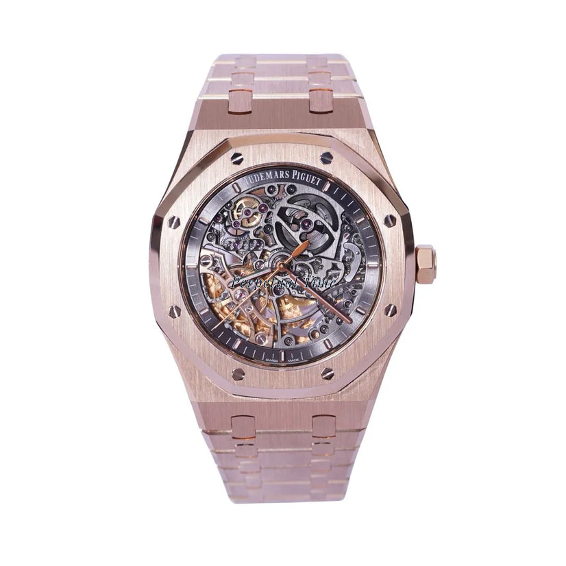 Audemars Piguet Royal Oak Skeleton Rose Gold | 15407OR.OO.1220OR.01|