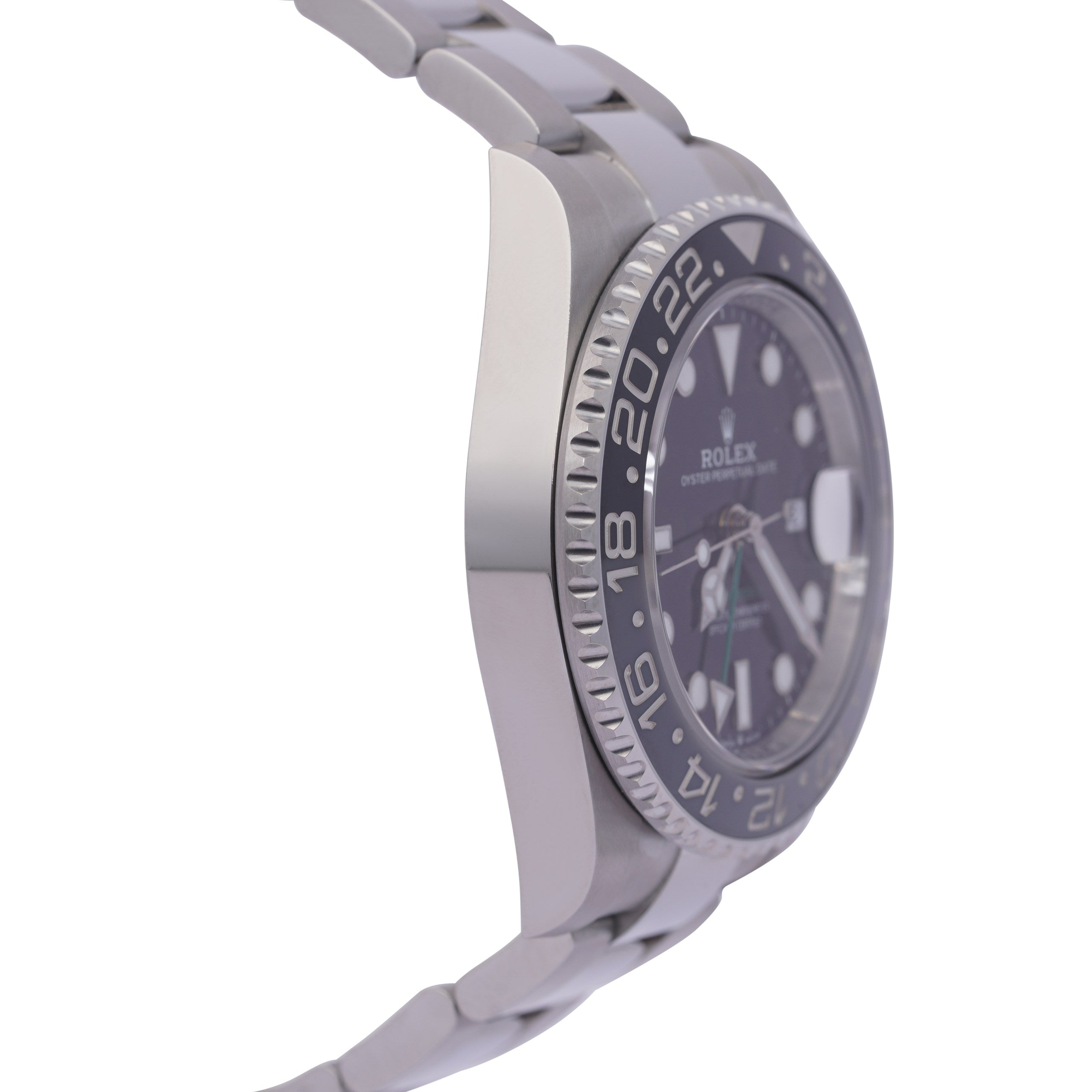 ROLEX GMT MASTER II BRUCE WAYNE STAINLESS STEEL 40MM 126710GRNR| CERAMIC BEZEL | OYSTER BAND |