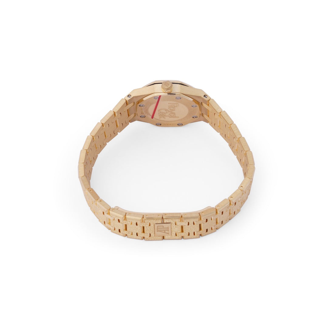 Audemars Piguet Royal Oak Frosted Ladies 67630BA.GG.1312BA.01 | Yellow dial | Full Gold |