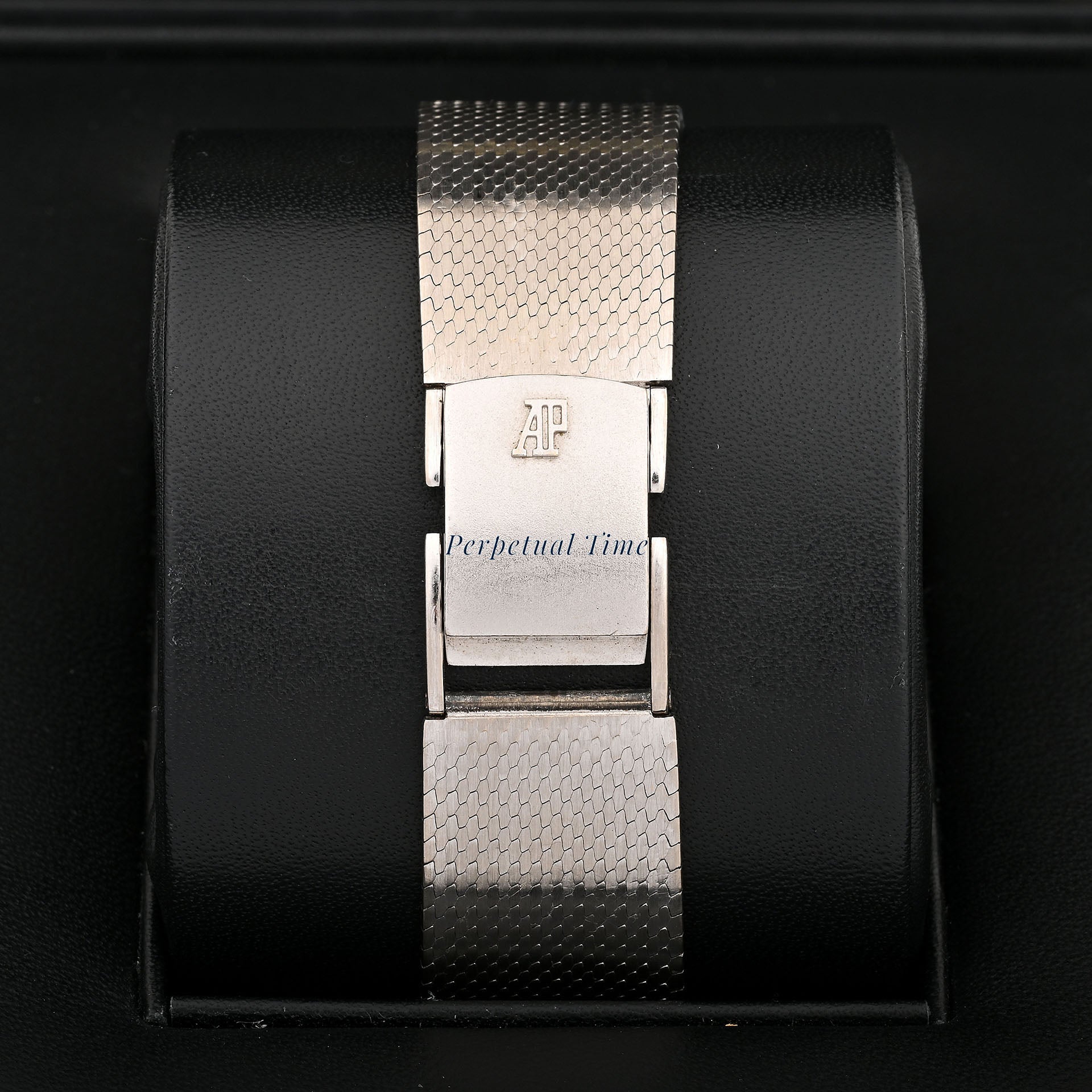 Audemars Piguet Vintage Dress Watch 5266BC 18K White Gold Black Diamond Dial