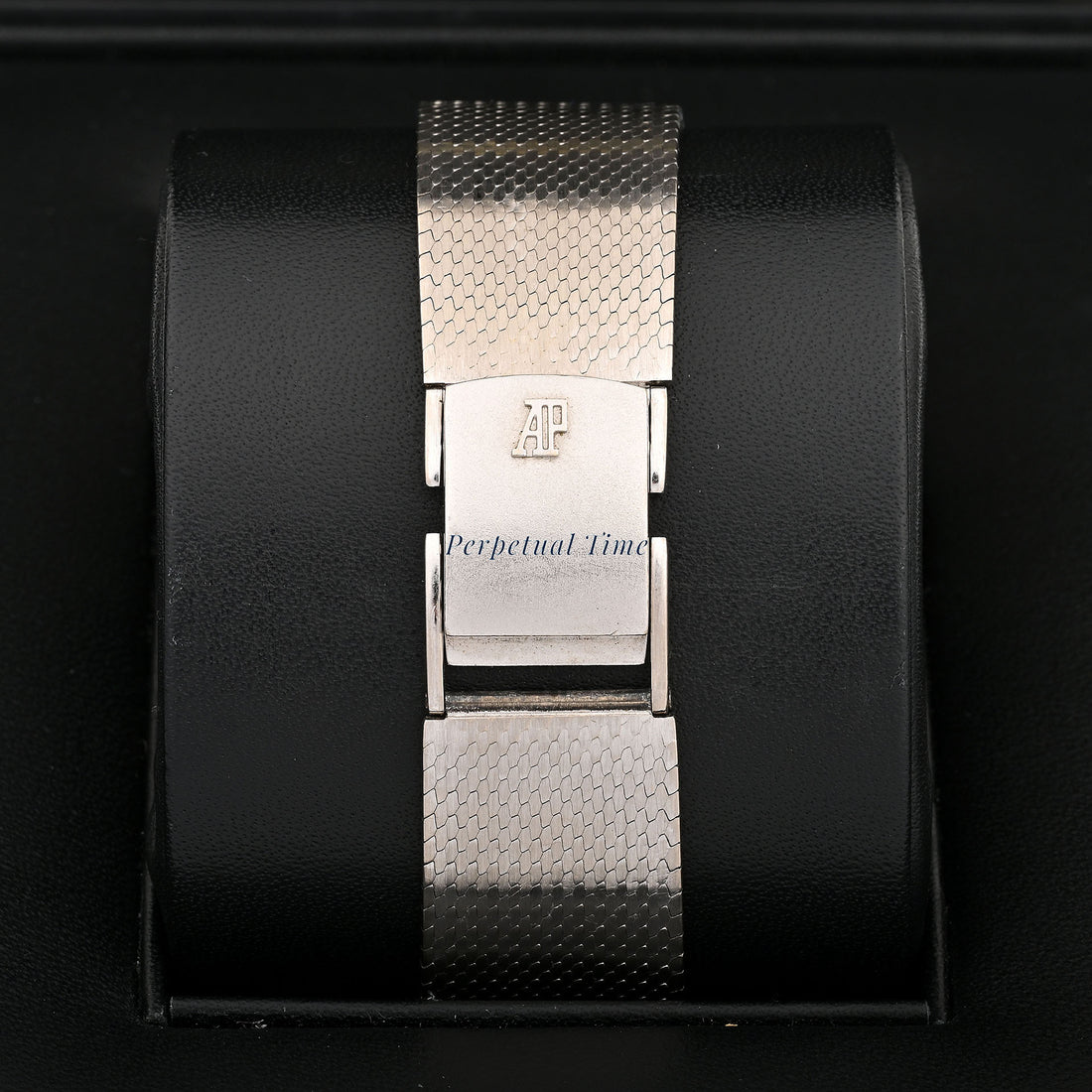 Audemars Piguet Vintage Dress Watch 5266BC 18K White Gold Black Diamond Dial