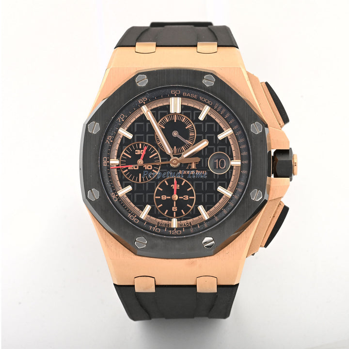 Audemars Piguet Royal Oak Offshore Chronograph 44mm Rose Gold 26401RO Black Dial