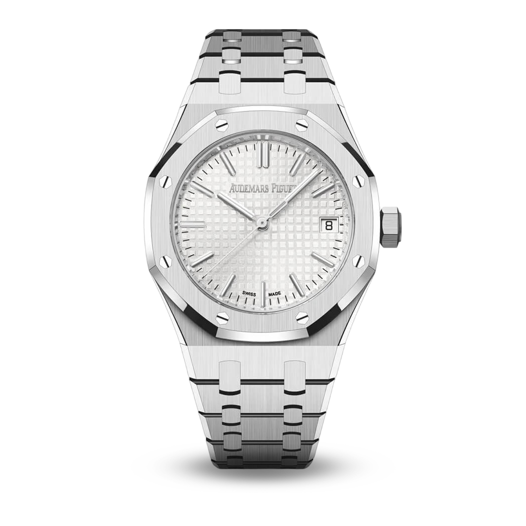 Audemars Piguet Royal Oak 37mm 15550ST 50th Anniversary | White Dial| Stainless steel band|