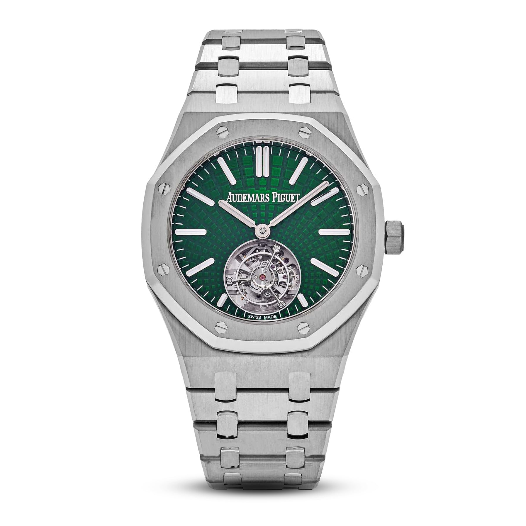 Audemars Piguet Royal Oak Selfwinding Flying Tourbillon 26530TI 41mm | Green Dial