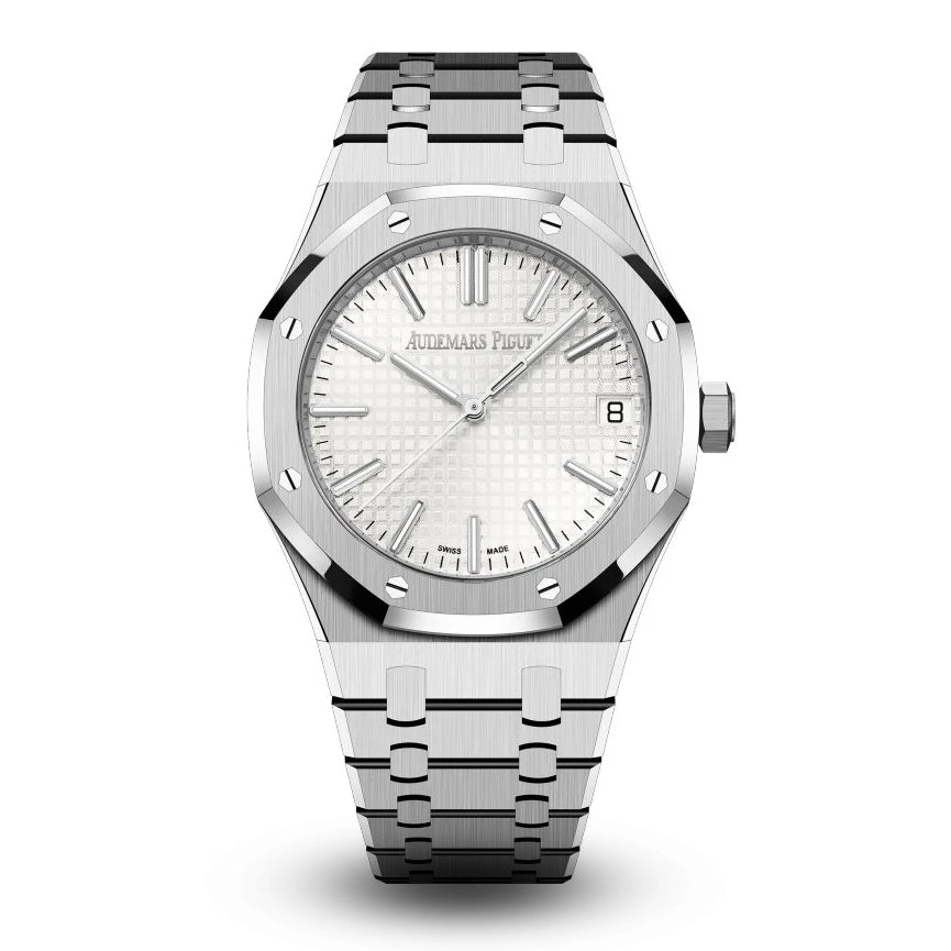 Audemars Piguet Royal Oak 41mm Stainless Steel 15500ST White Dial