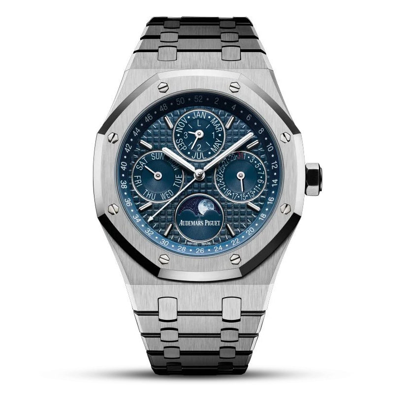 Audemars Piguet Royal Oak 26574st Perpetual Calendar 41mm Stainless Steel | Blue Dial