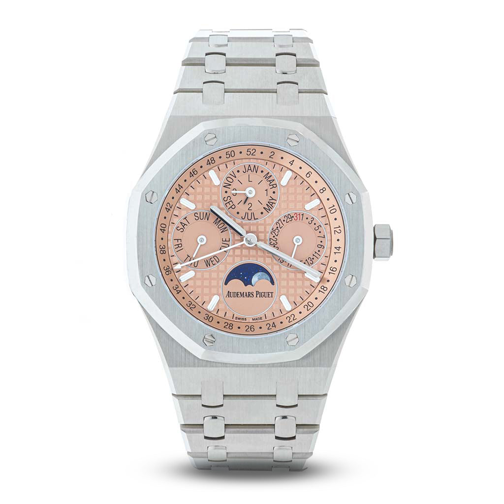 Audemars Piguet Royal Oak Perpetual Salmon Dial 26615TI
