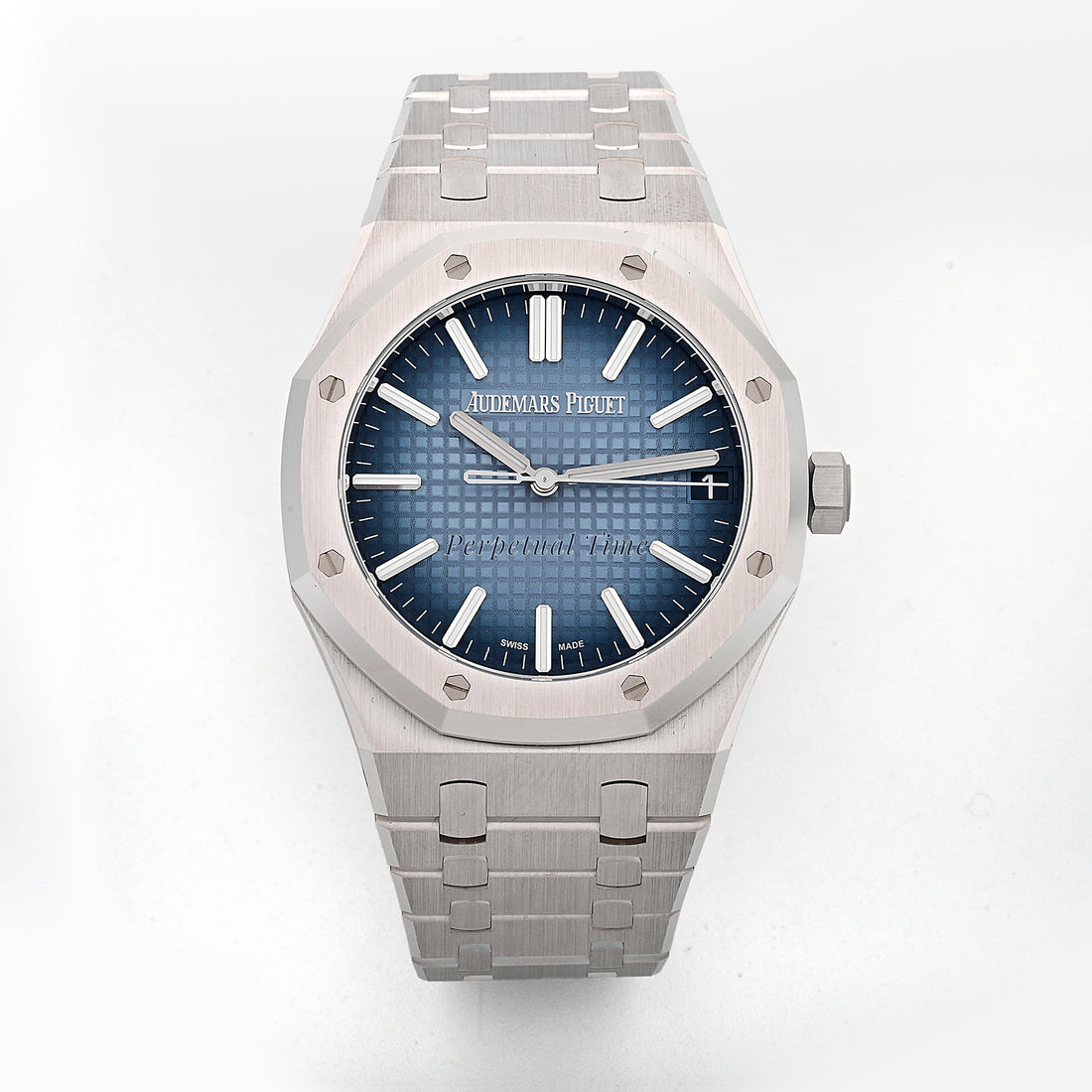 Audemars Piguet Royal Oak 15510BC Smoked Blue w/ Grande Tapisserie