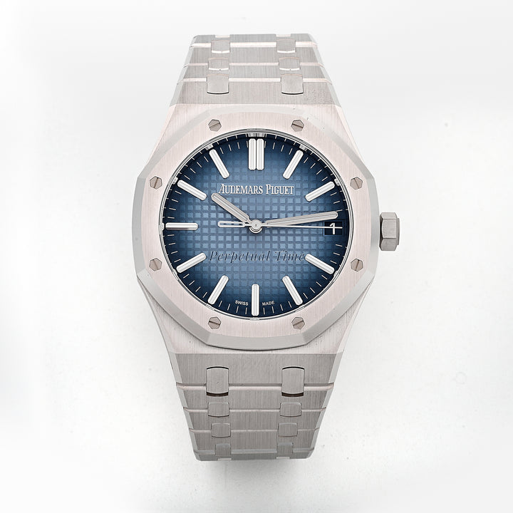 Audemars Piguet Royal Oak 15510BC Smoked Blue w/ Grande Tapisserie