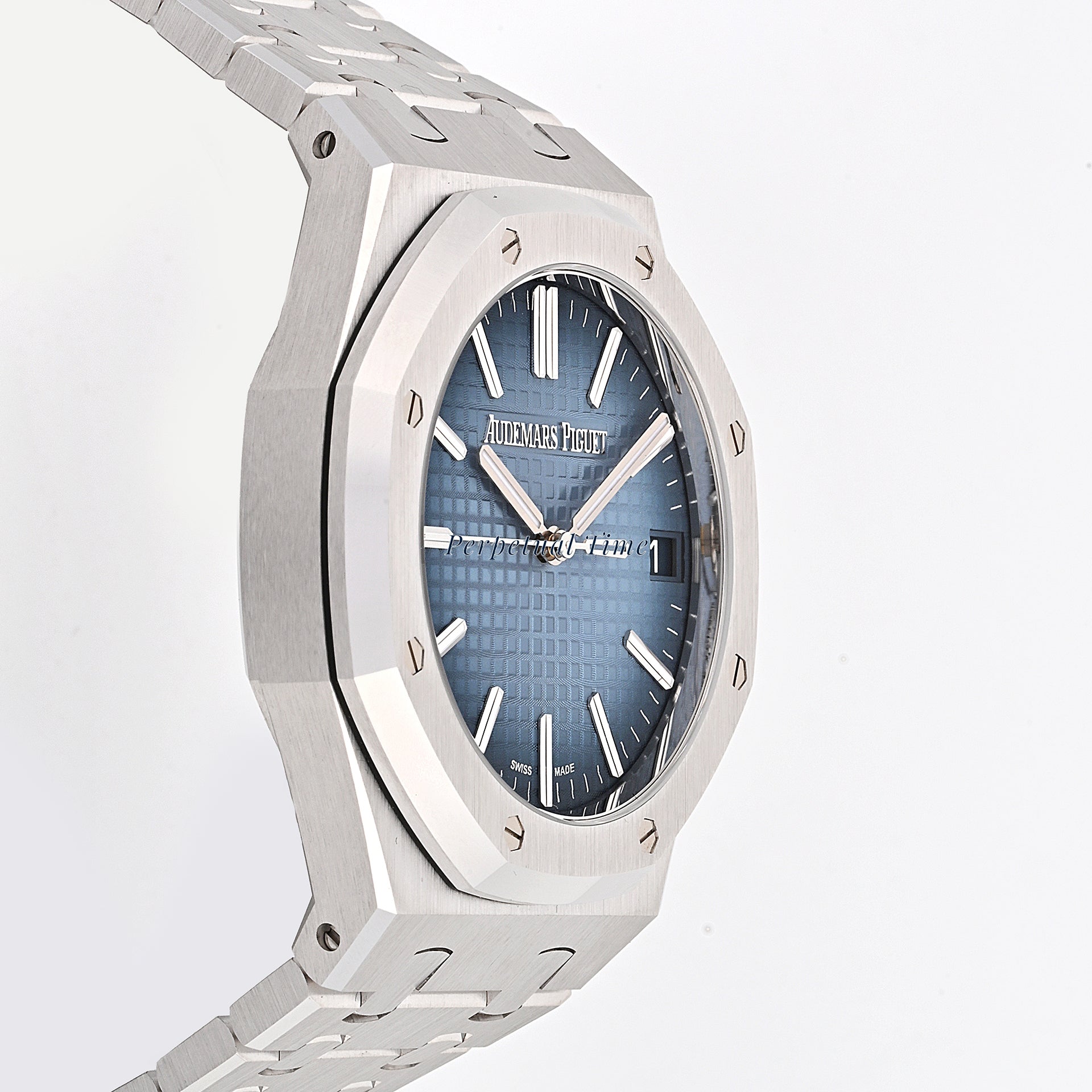 Audemars Piguet Royal Oak 15510BC Smoked Blue w/ Grande Tapisserie