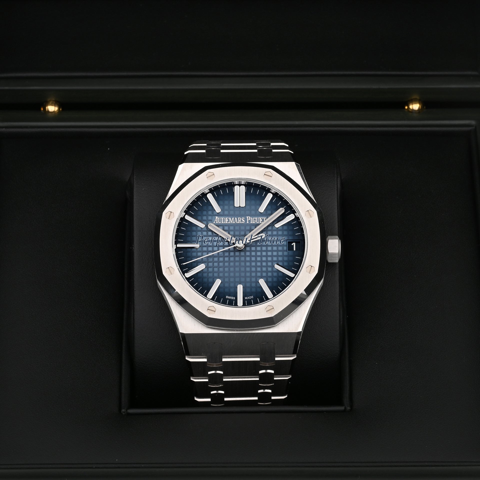 Audemars Piguet Royal Oak 15510BC Smoked Blue w/ Grande Tapisserie