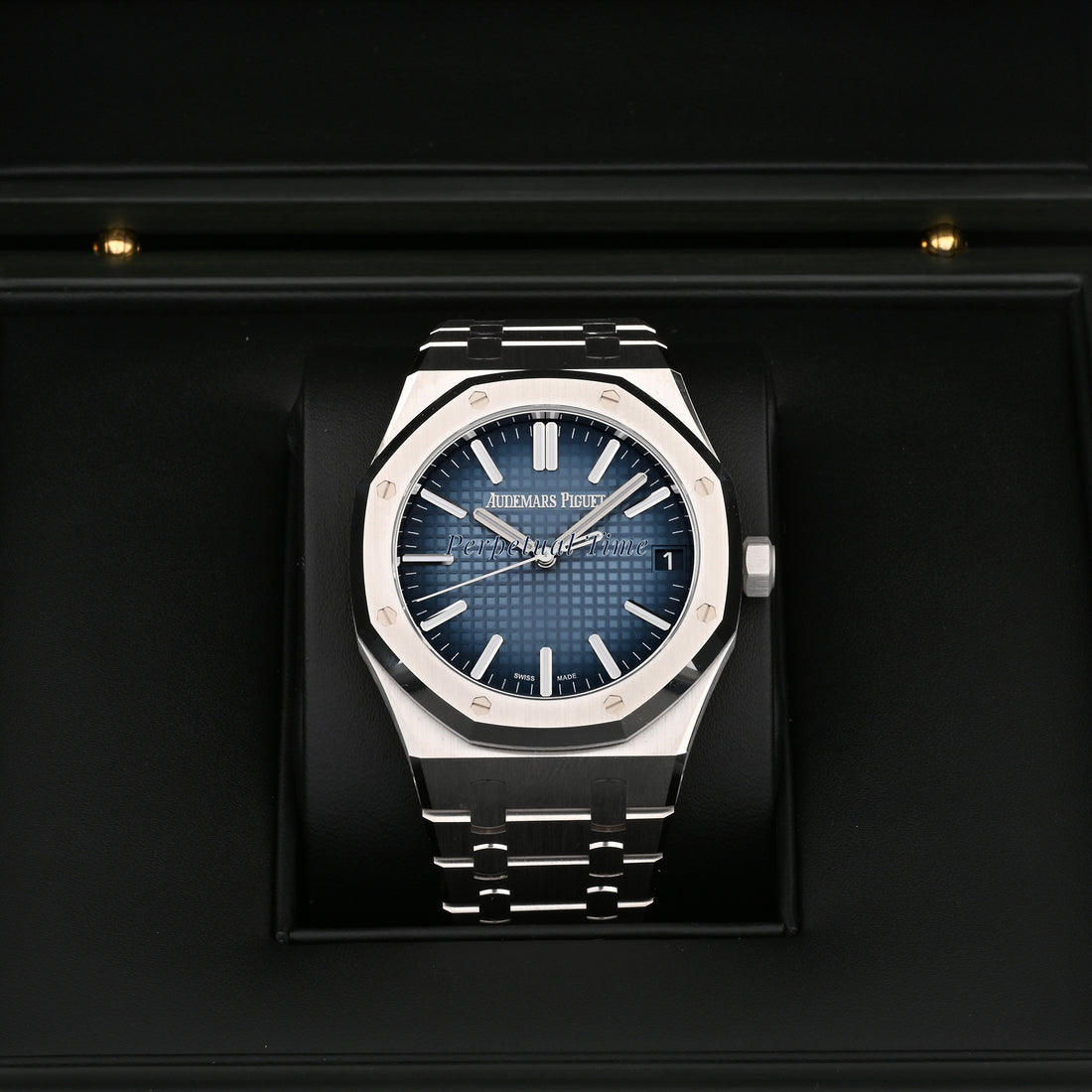 Audemars Piguet Royal Oak 15510BC Smoked Blue w/ Grande Tapisserie