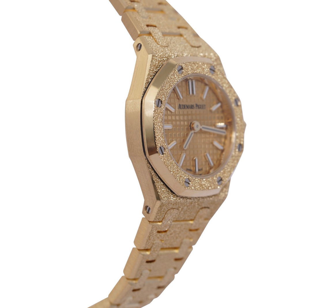 Audemars Piguet Royal Oak Frosted Ladies 67630BA.GG.1312BA.01 | Yellow dial | Full Gold |