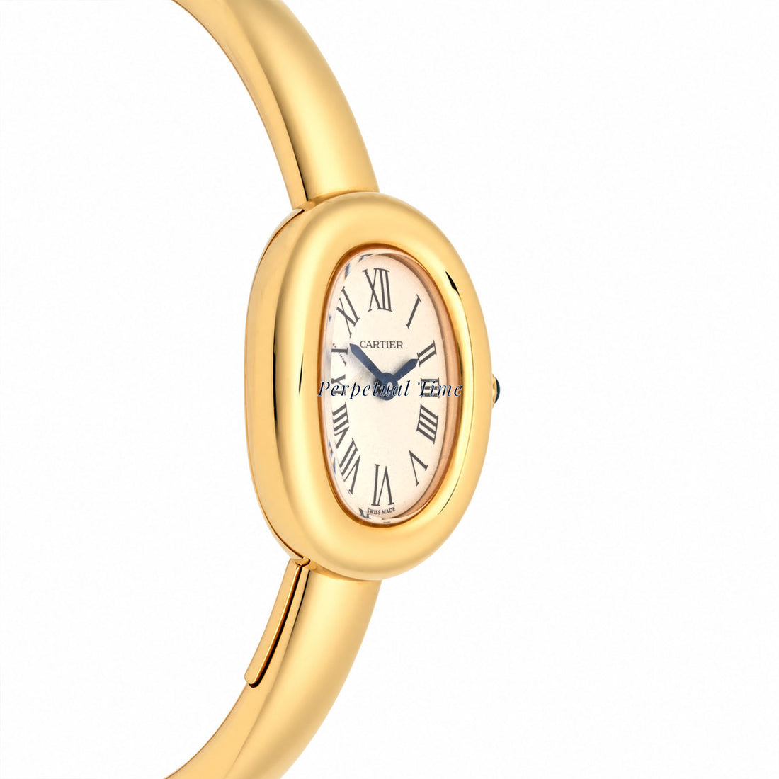Cartier Baignoire Mini WGBA0018 18K Yellow Gold Size 15