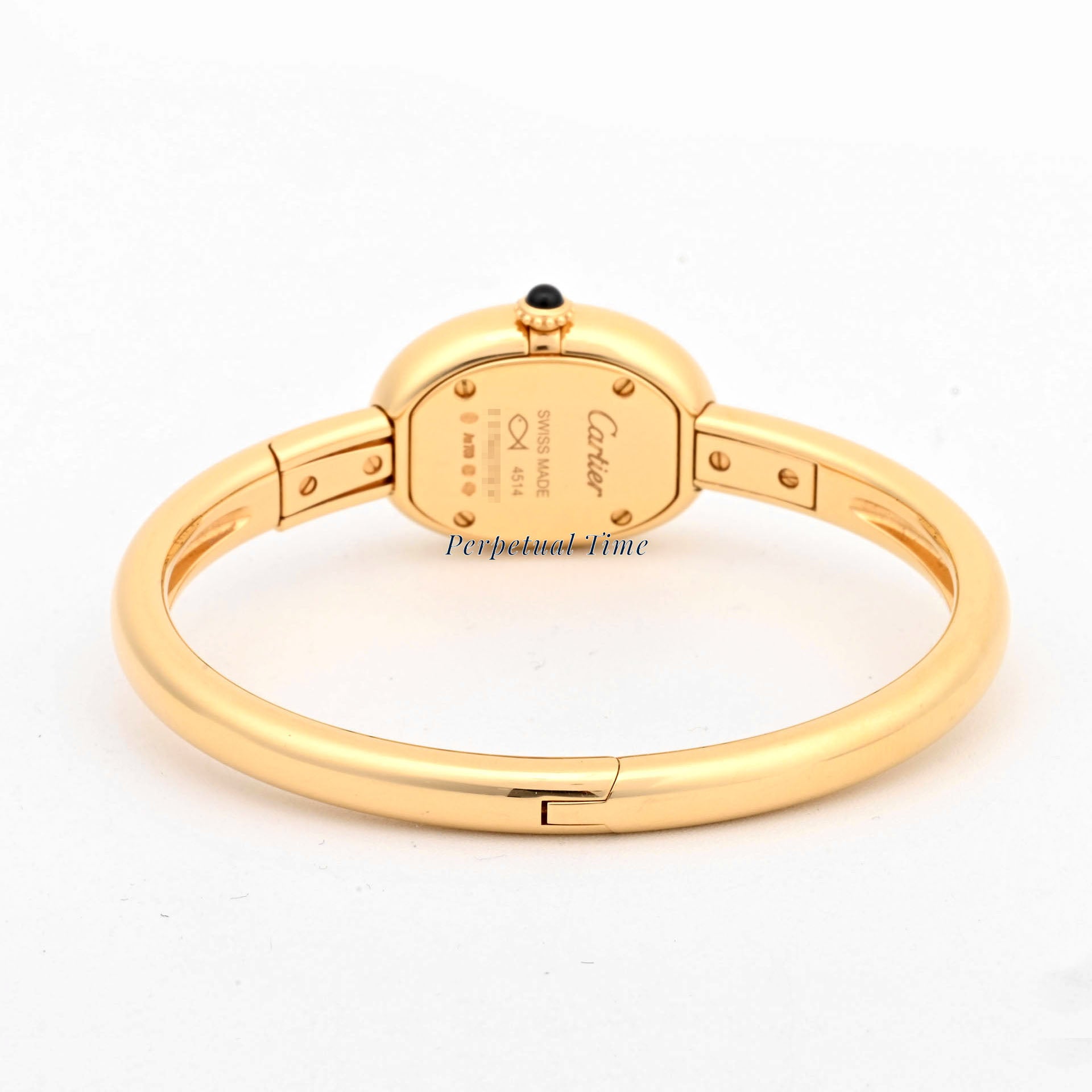 Cartier Baignoire Mini WGBA0018 18K Yellow Gold Size 15