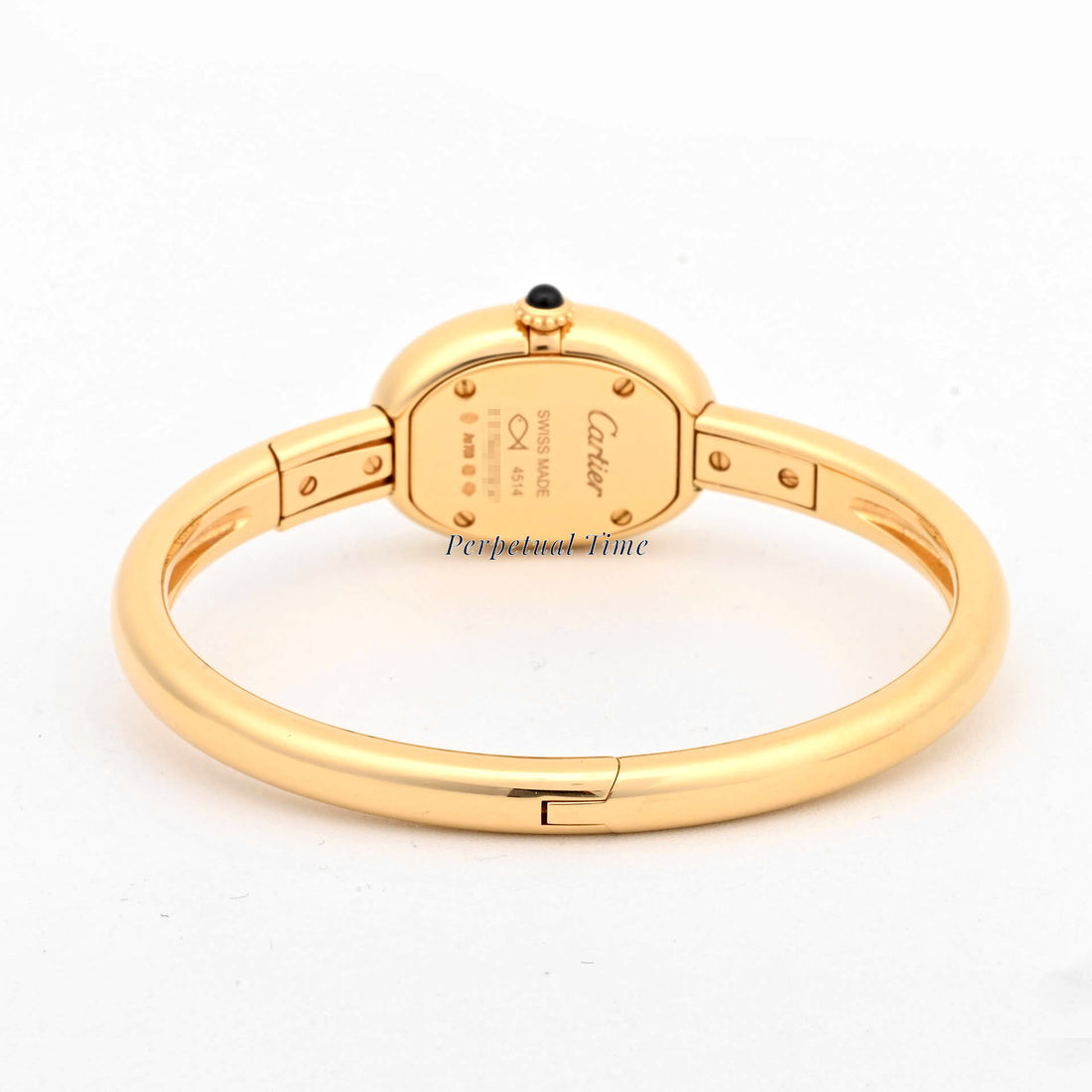 Cartier Baignoire Mini WGBA0018 18K Yellow Gold Size 15
