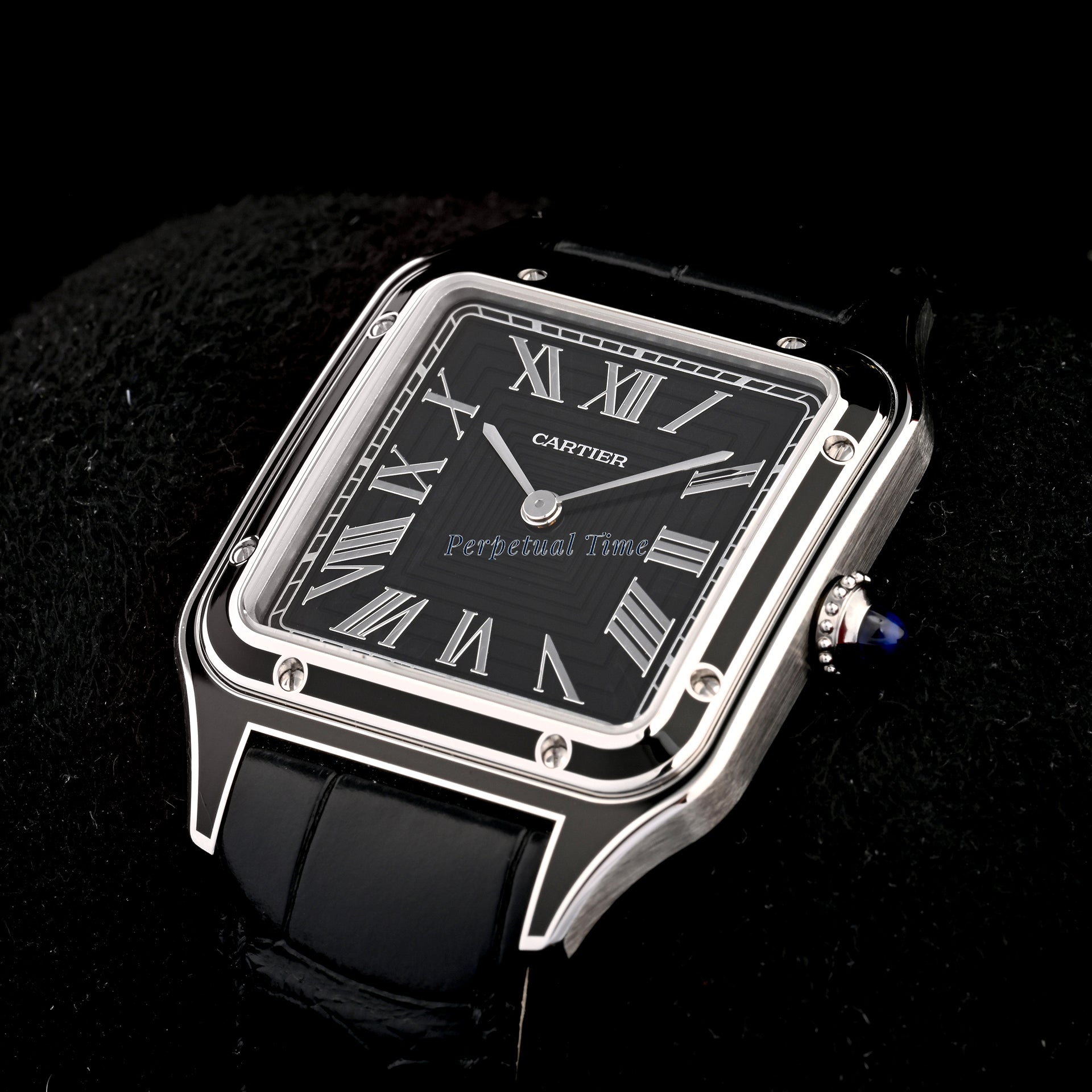 Cartier Santos Dumont 9328 WSSA0046 - Black Roman