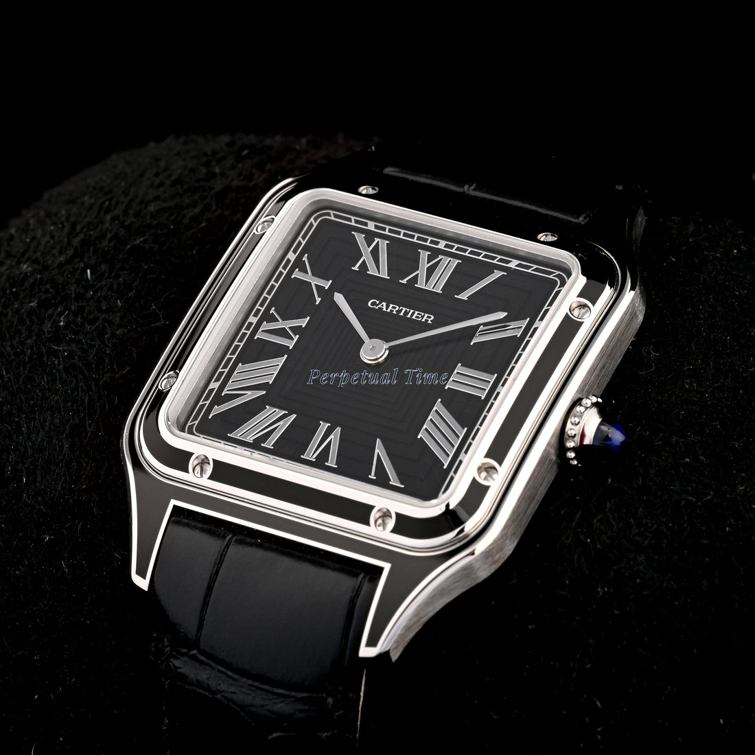 Cartier Santos Dumont 9328 WSSA0046 - Black Roman