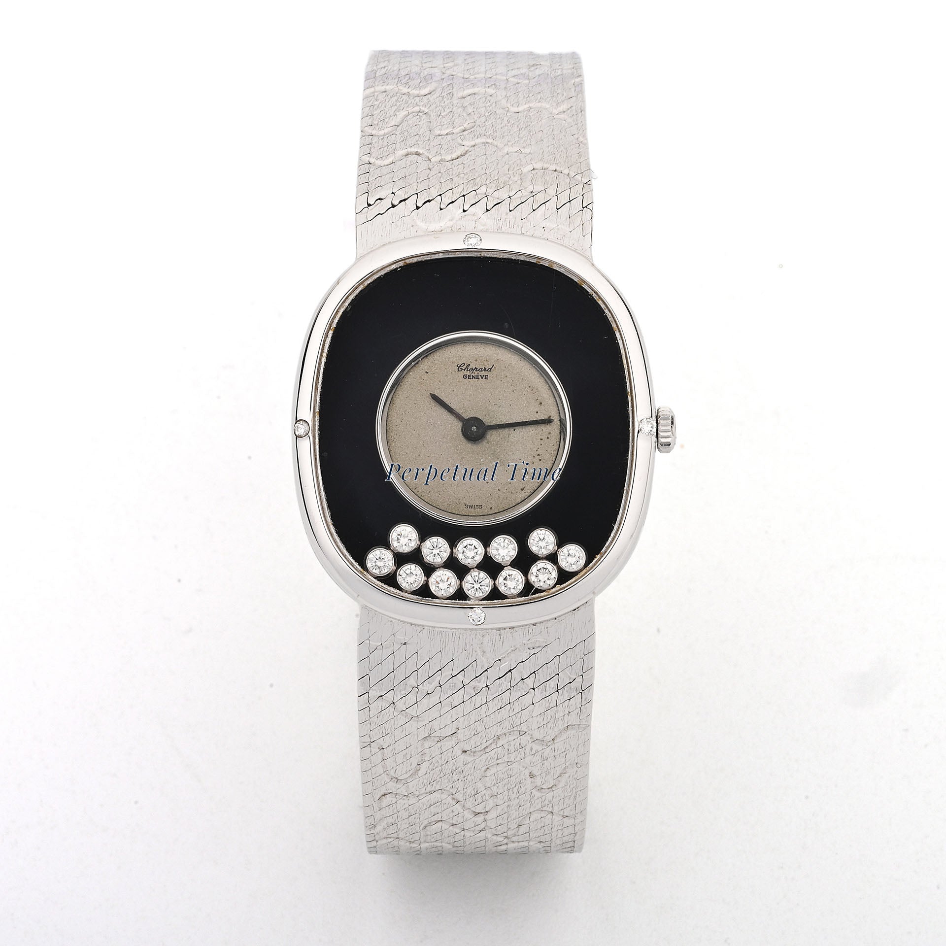 Chopard Happy Diamonds 32mm 18K White Gold 2122