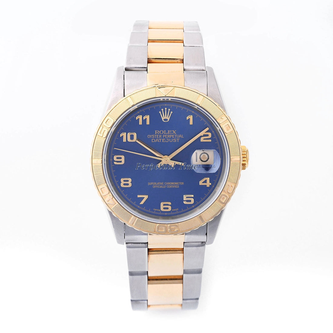 Rolex Datejust Thunderbird Blue Arabic Dial on Oyster 16263