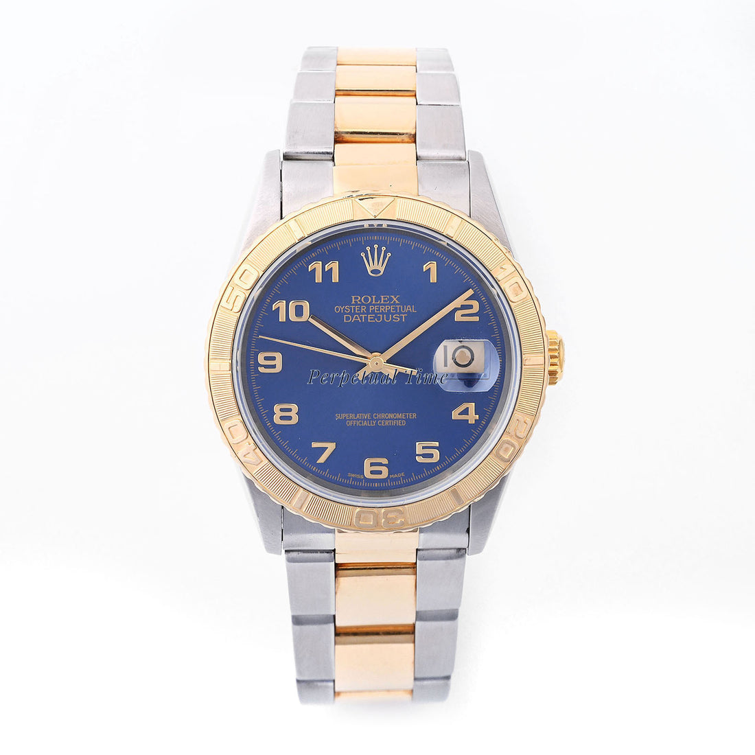 Rolex Datejust Thunderbird Blue Arabic Dial on Oyster band 16263