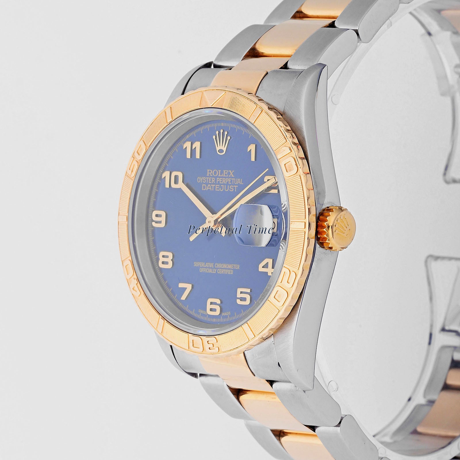 Rolex Datejust Thunderbird Blue Arabic Dial on Oyster band 16263