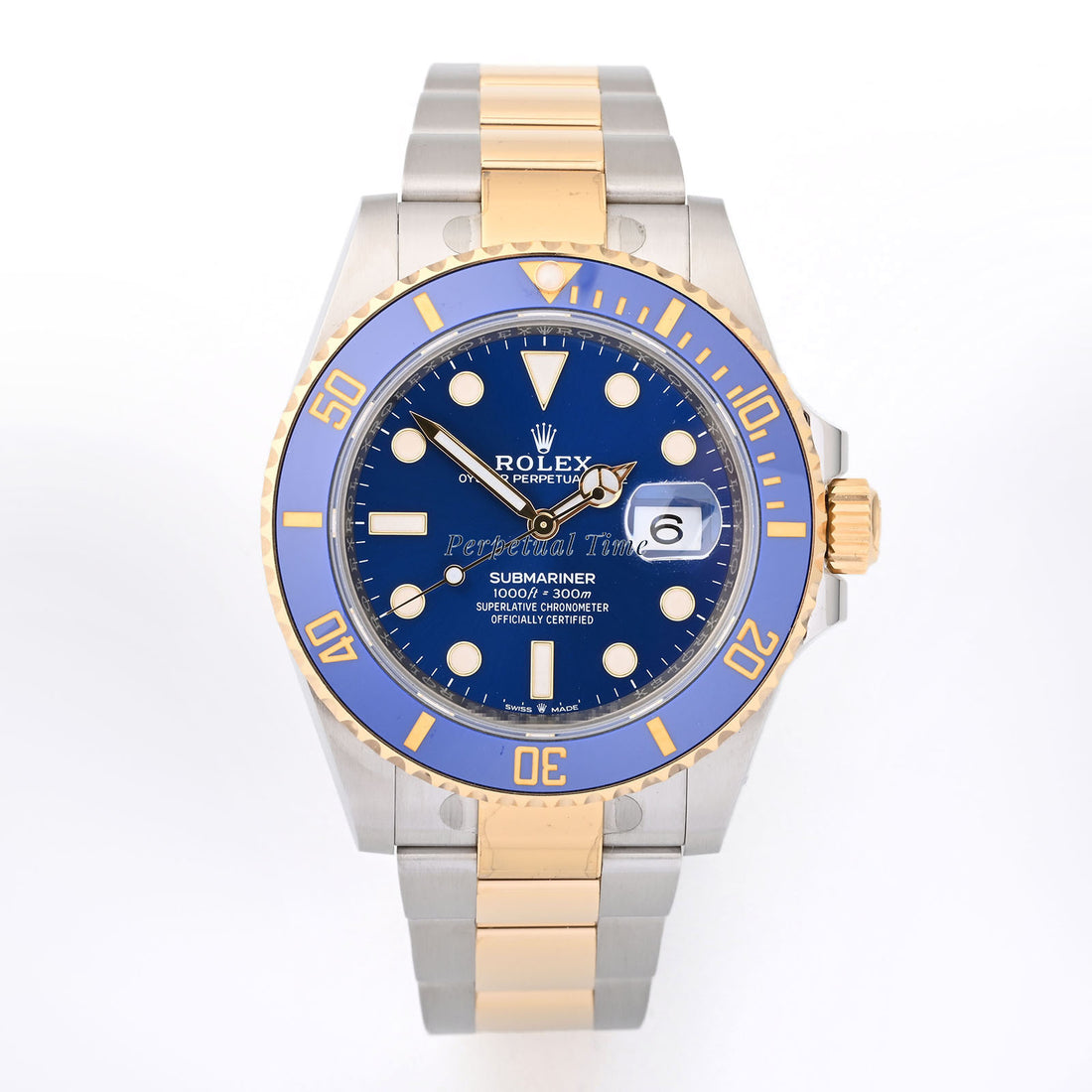 Rolex Submariner Blue Dial on Oyster band 126613LB Card 2021