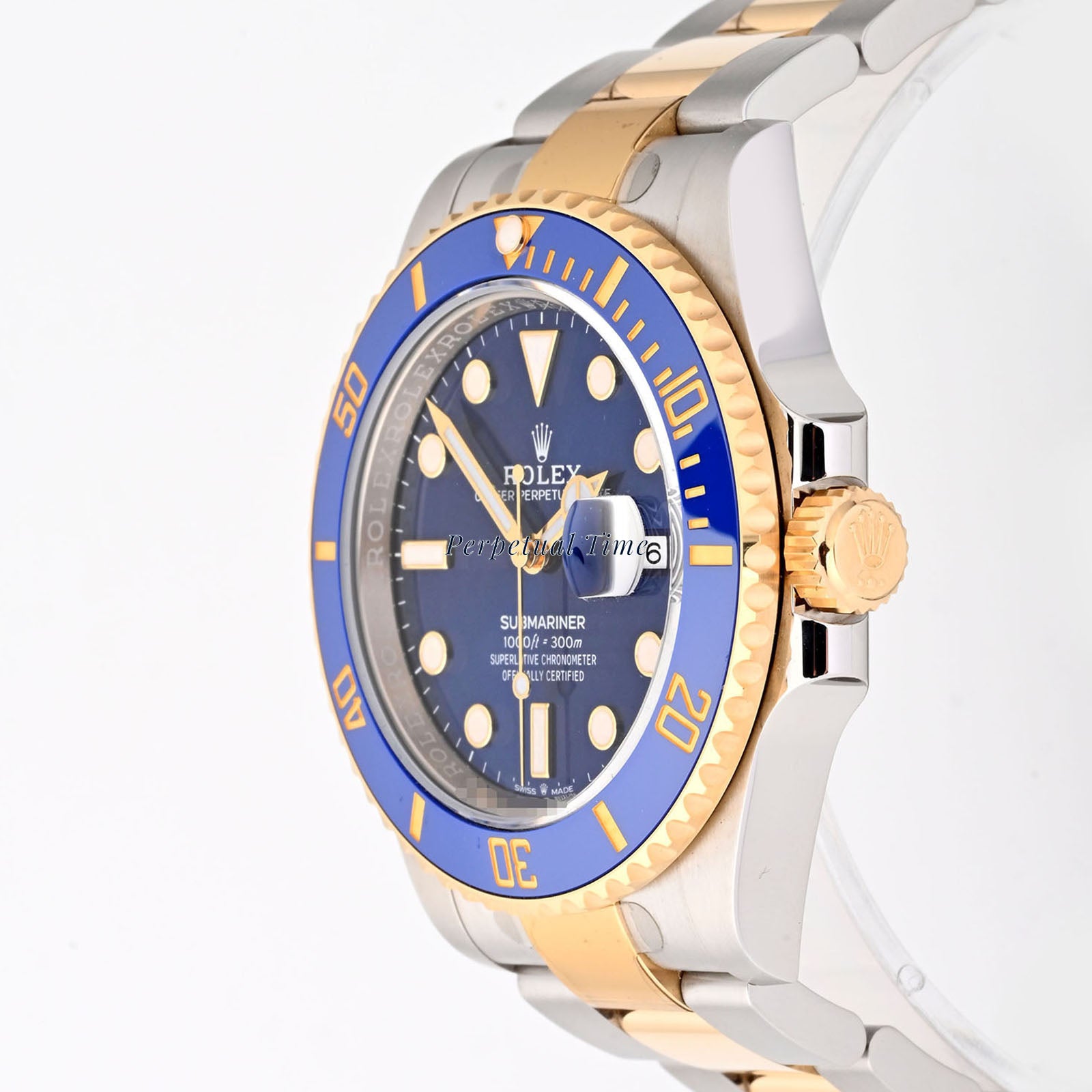 Rolex Submariner Blue Dial on Oyster band 126613LB Card 2021
