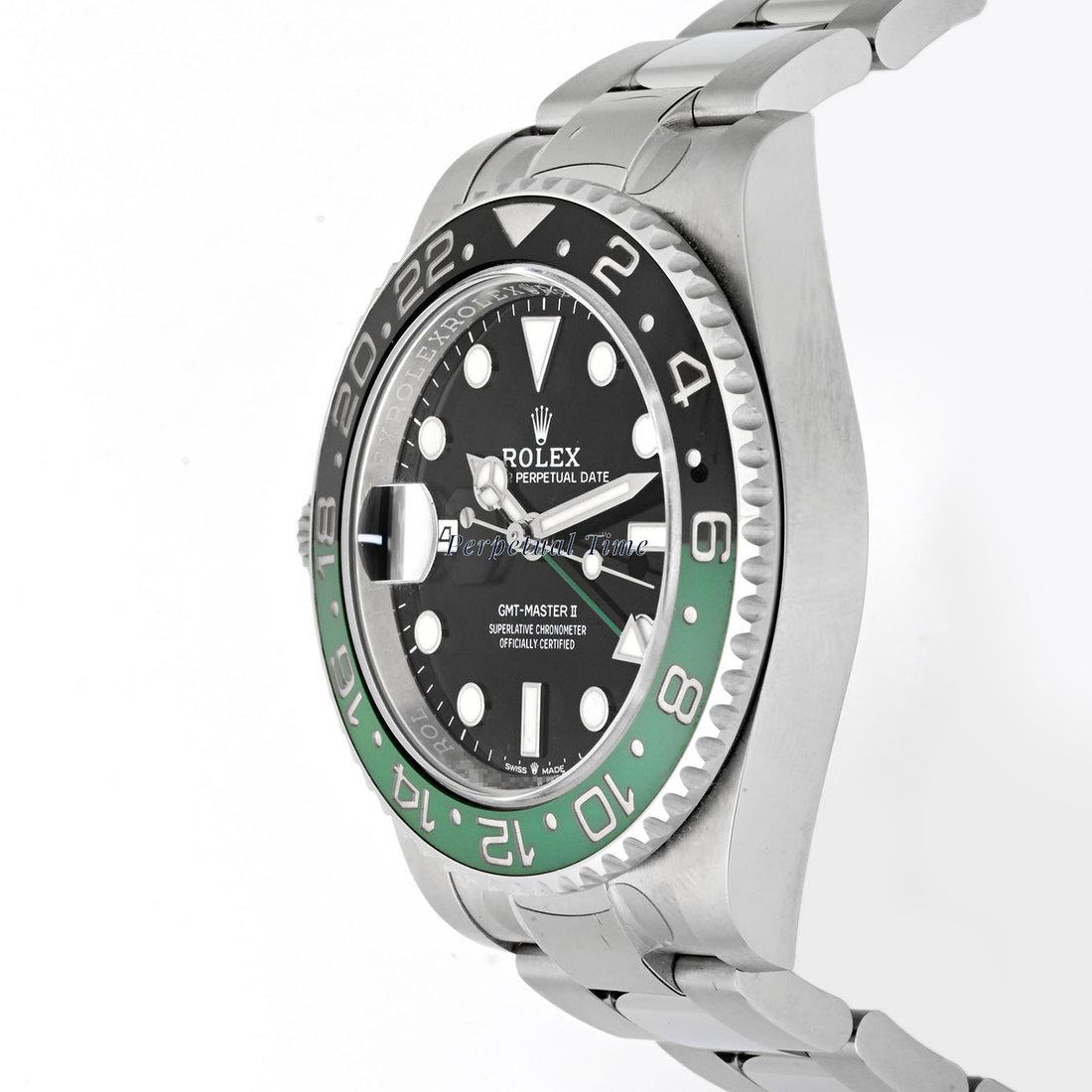 Rolex GMT-Master II "Sprite" Black Dial on Oyster band 126720VTNR Card 2024