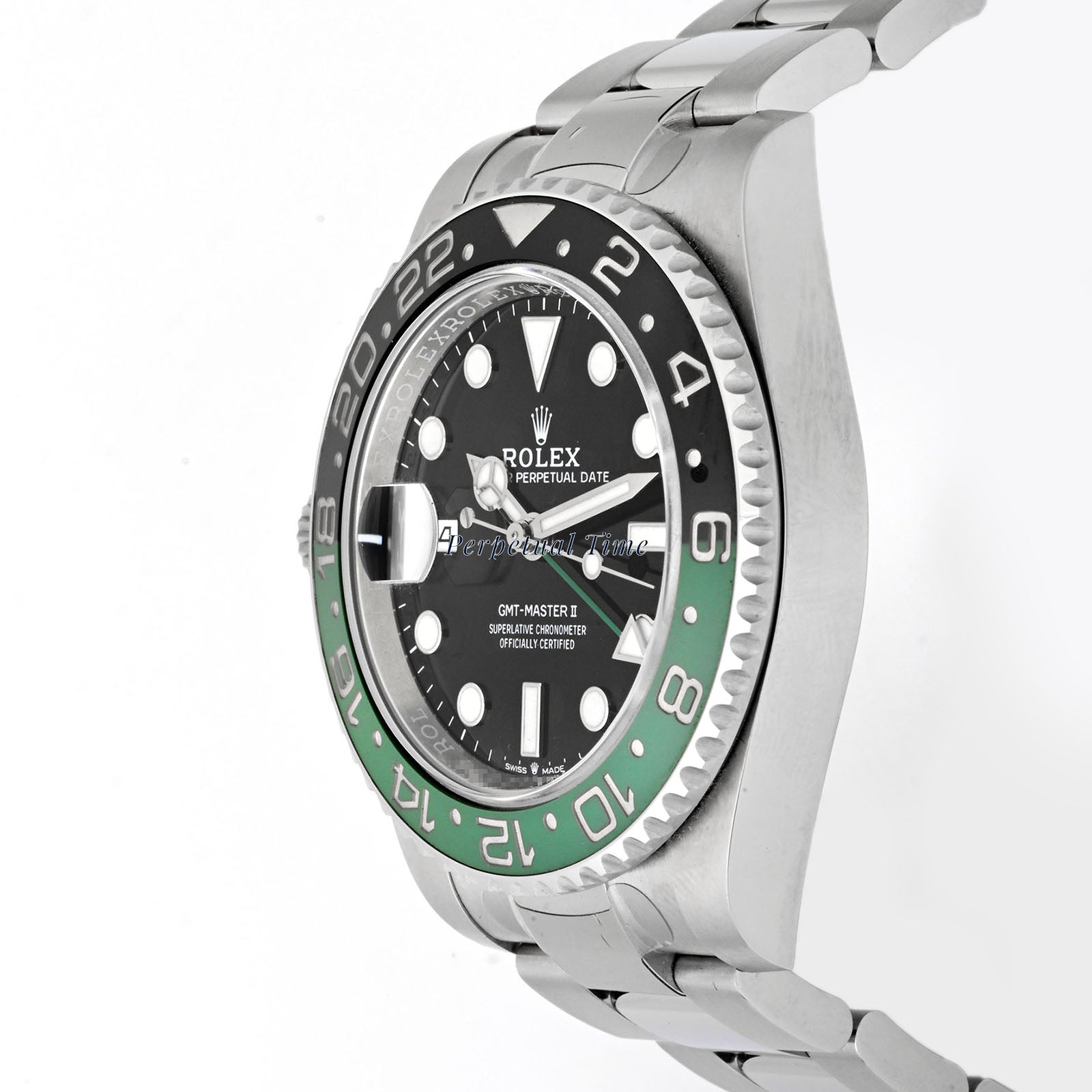 Rolex GMT-Master II "Sprite" Black Dial on Oyster band 126720VTNR Card 2024