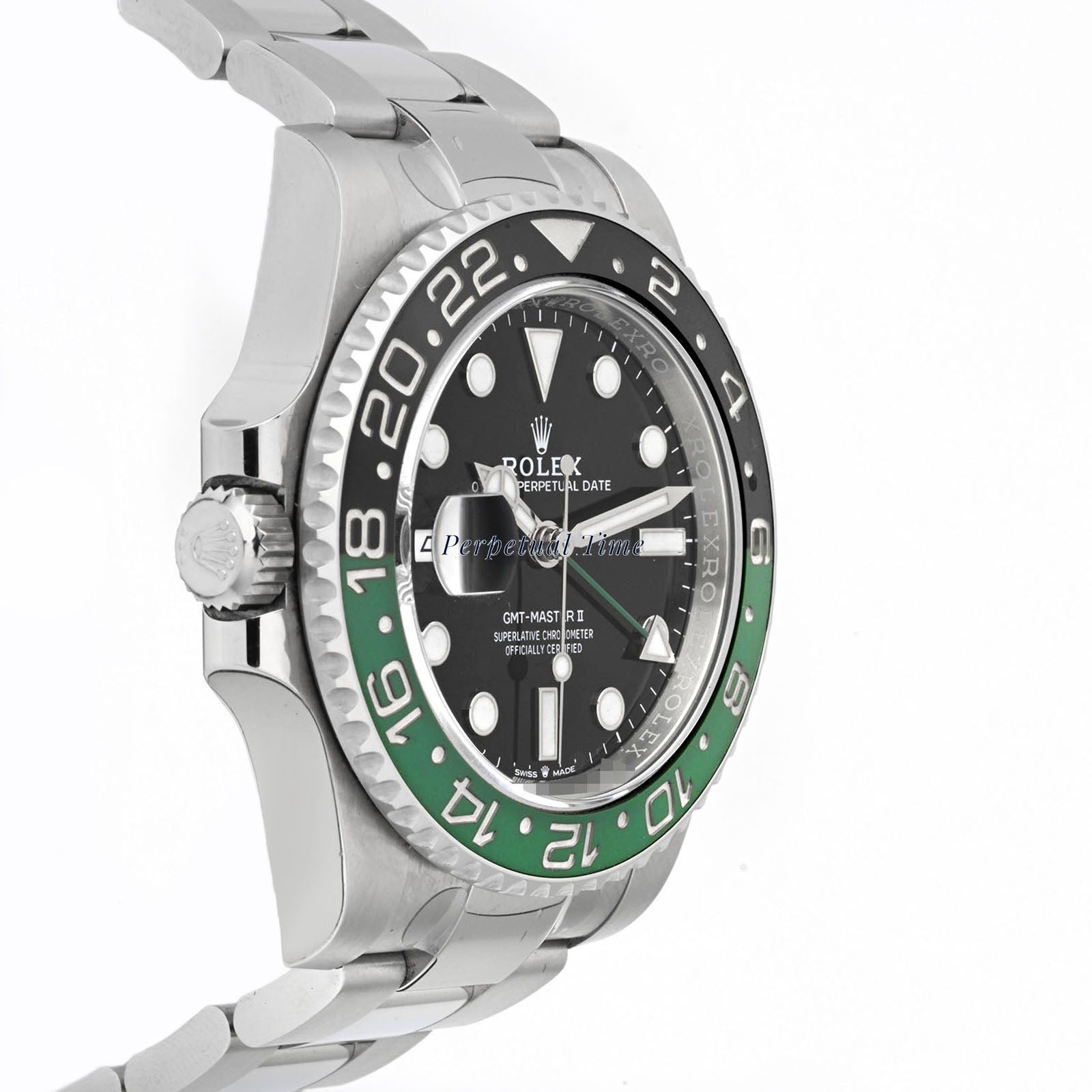 Rolex GMT-Master II "Sprite" Black Dial on Oyster band 126720VTNR Card 2024