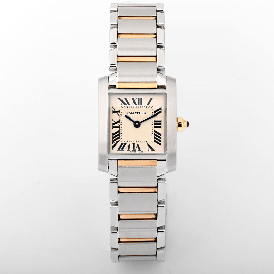 Cartier Tank Francaise Silver Roman Dial on Bracelet W51007Q4 Card 2020