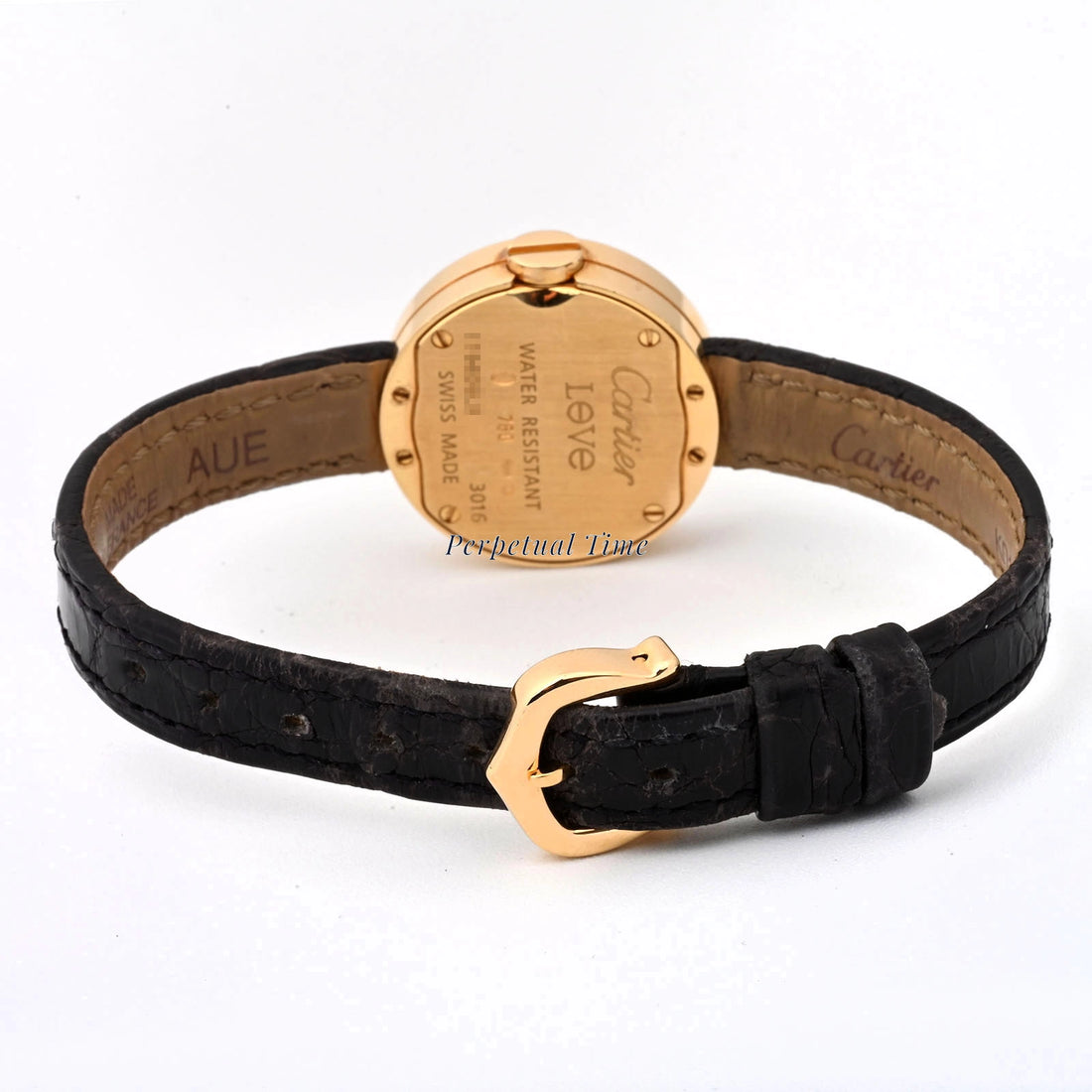Cartier Love small Silver Roman Dial Dial on Original Leather Band WE800731