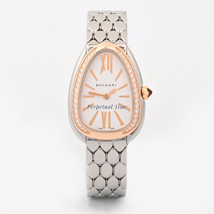 Bvlgari Serpenti Seduttori Silver dial Dial on Bracelet SP33WSPGD