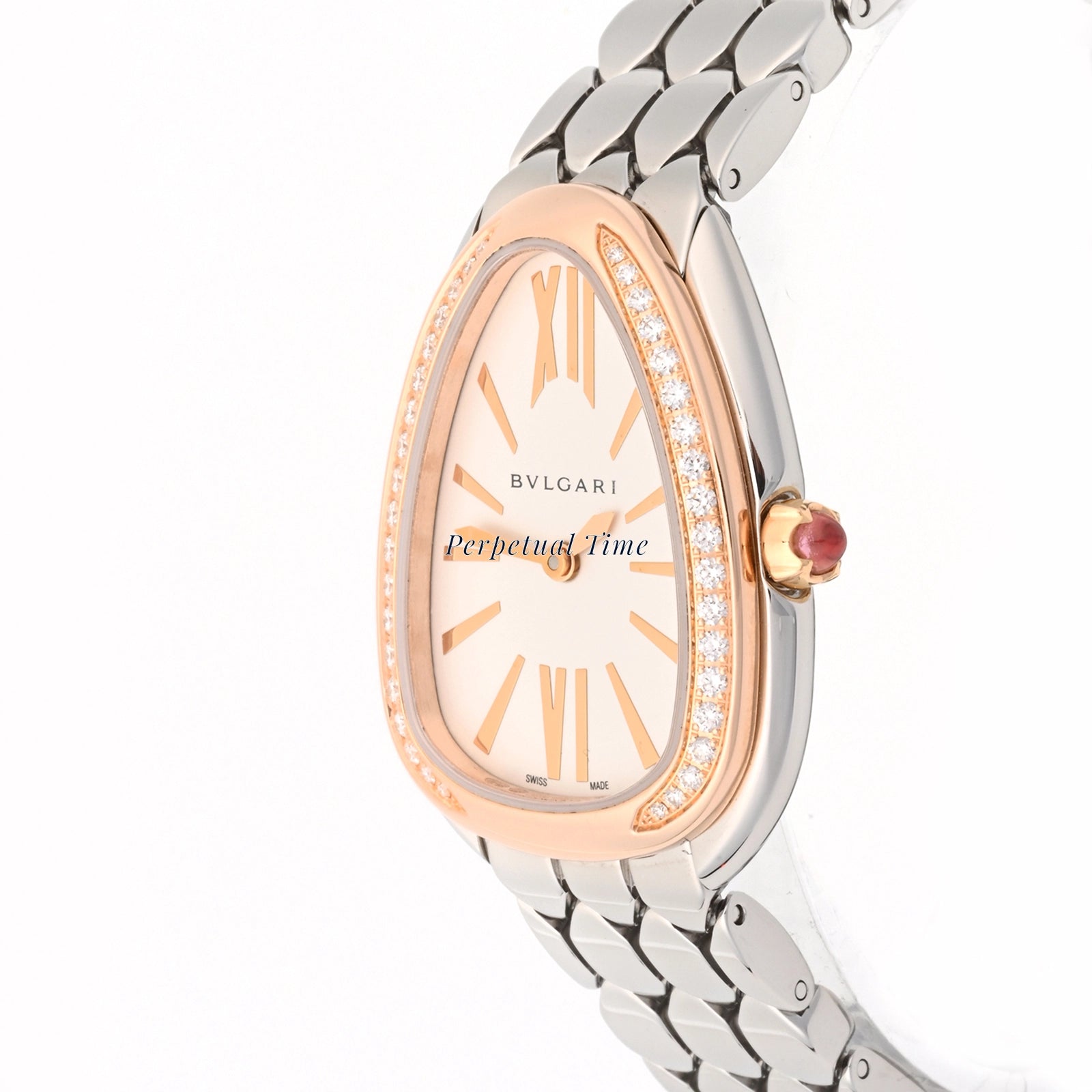 Bvlgari Serpenti Seduttori Silver dial Dial on Bracelet SP33WSPGD Card