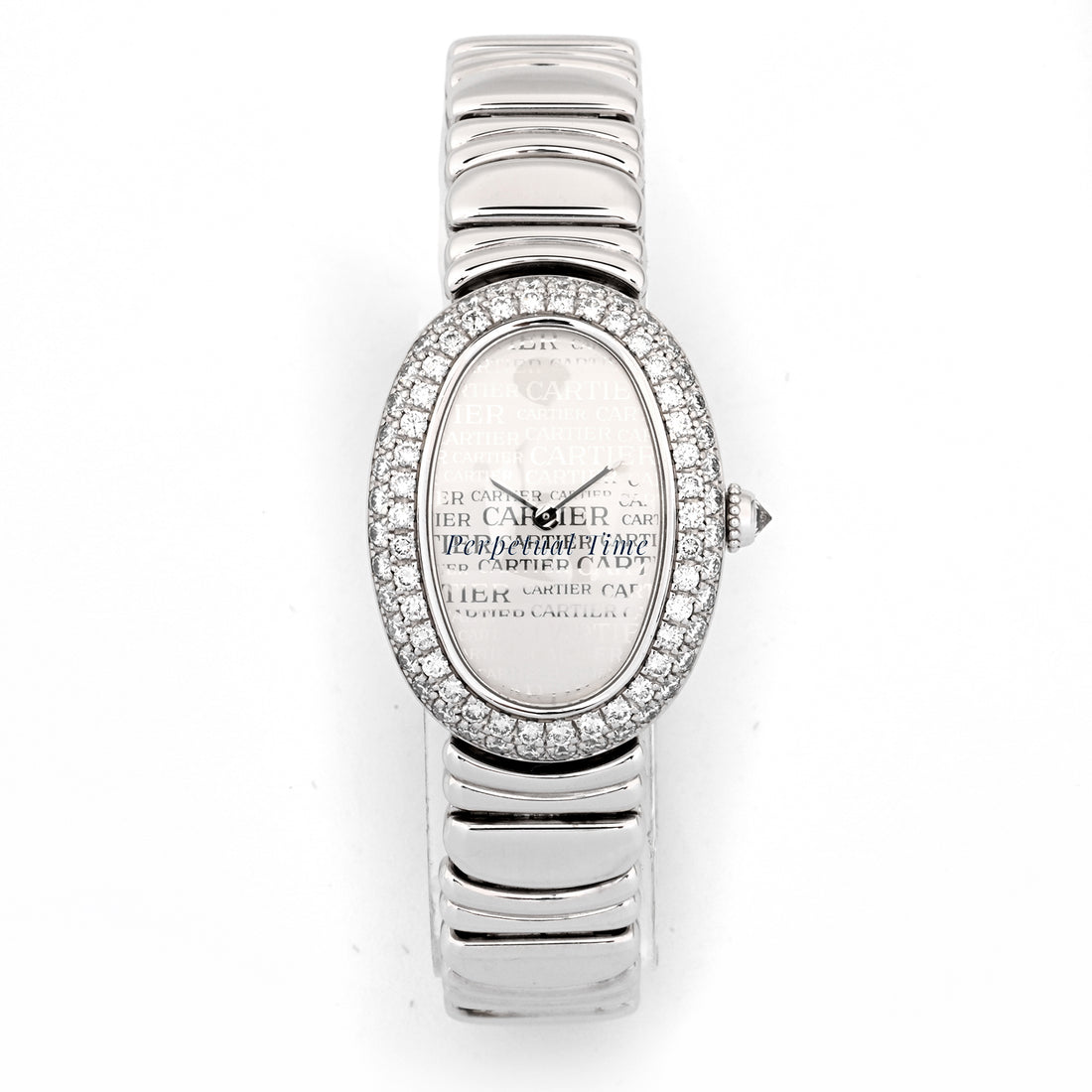 Cartier Baignoire Cartier Dial Dial on White Gold band WB5114L2