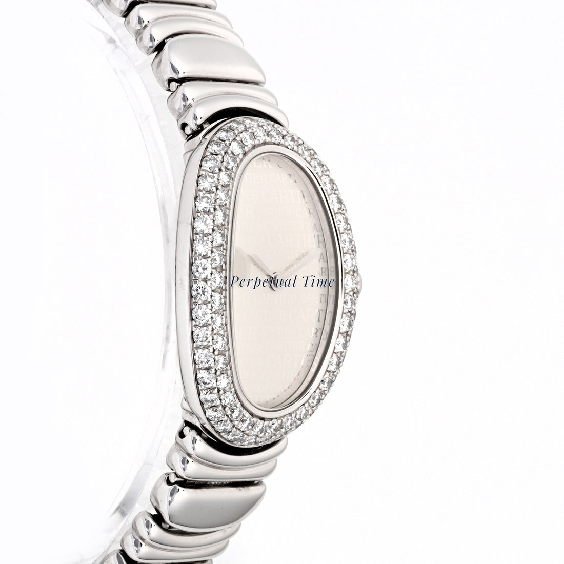 Cartier Baignoire Cartier Dial Dial on White Gold band WB5114L2