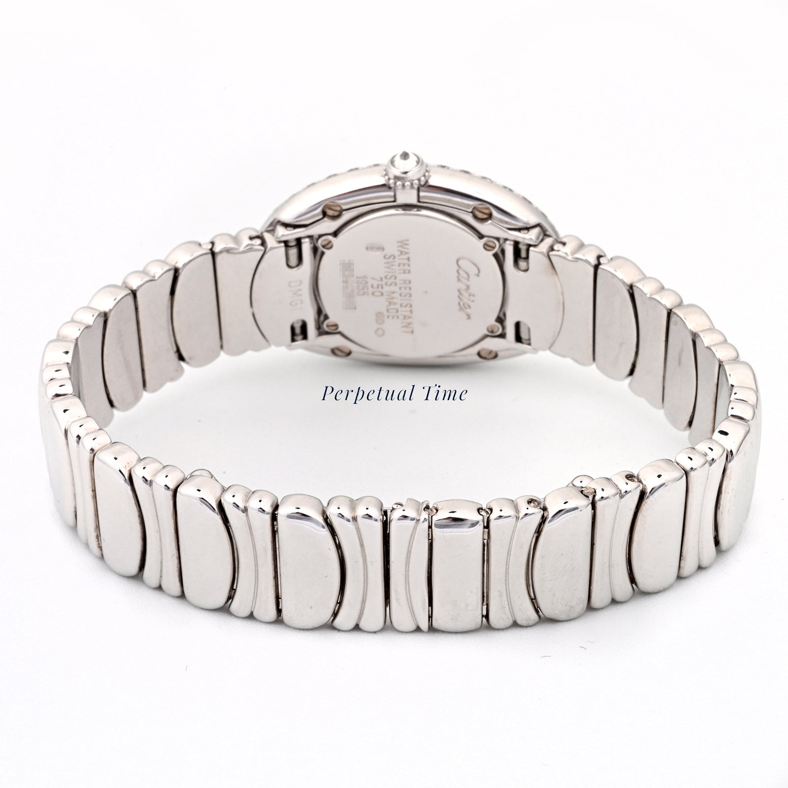 Cartier Baignoire Cartier Dial Dial on White Gold band WB5114L2