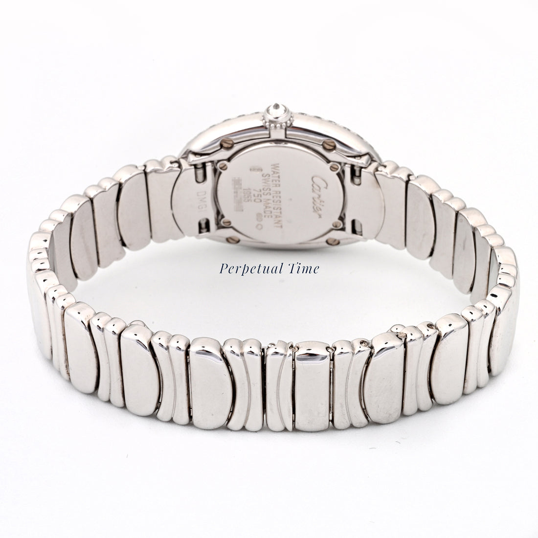 Cartier Baignoire Cartier Dial Dial on White Gold band WB5114L2