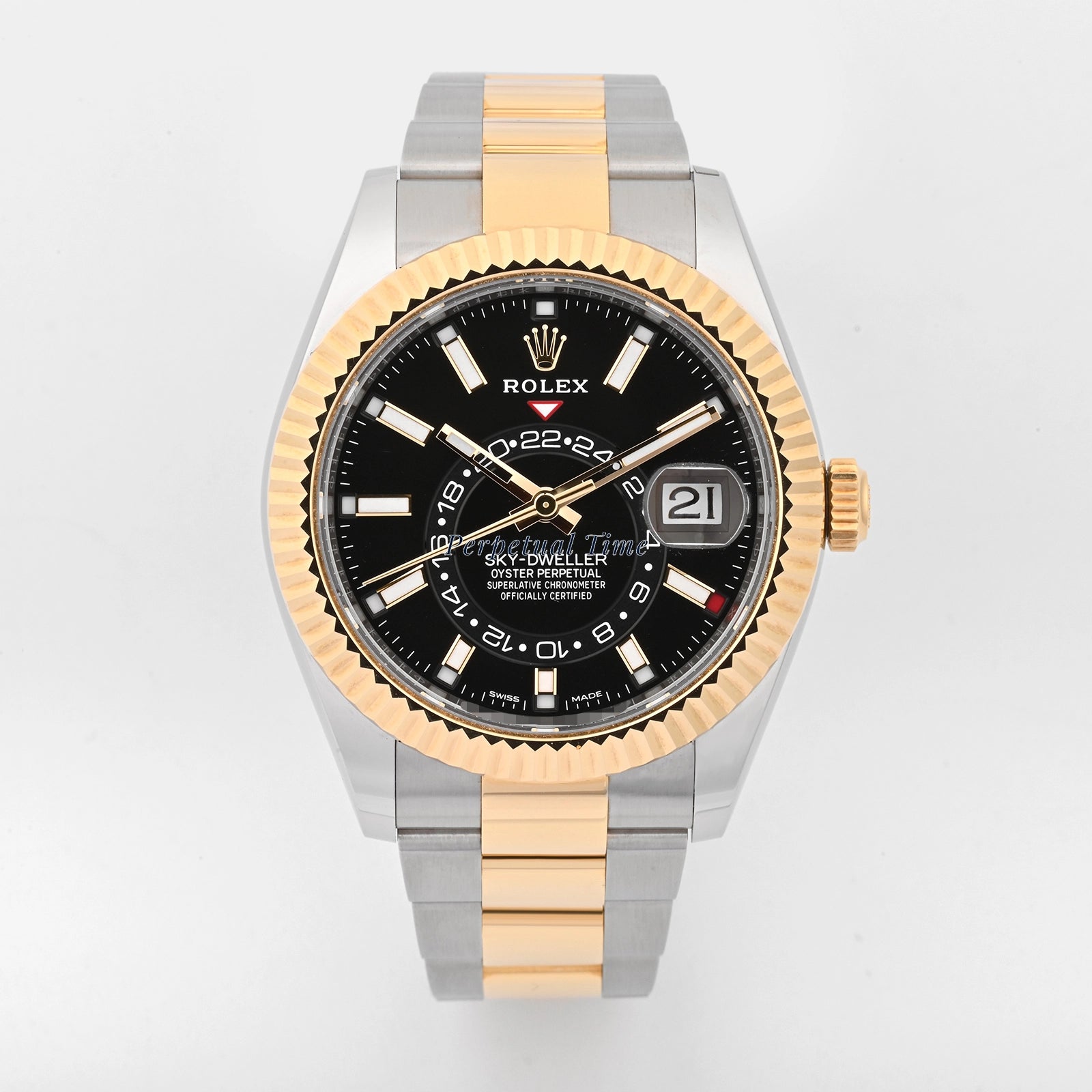Rolex SkyDweller Black Dial on Oyster 326933 Card 2023