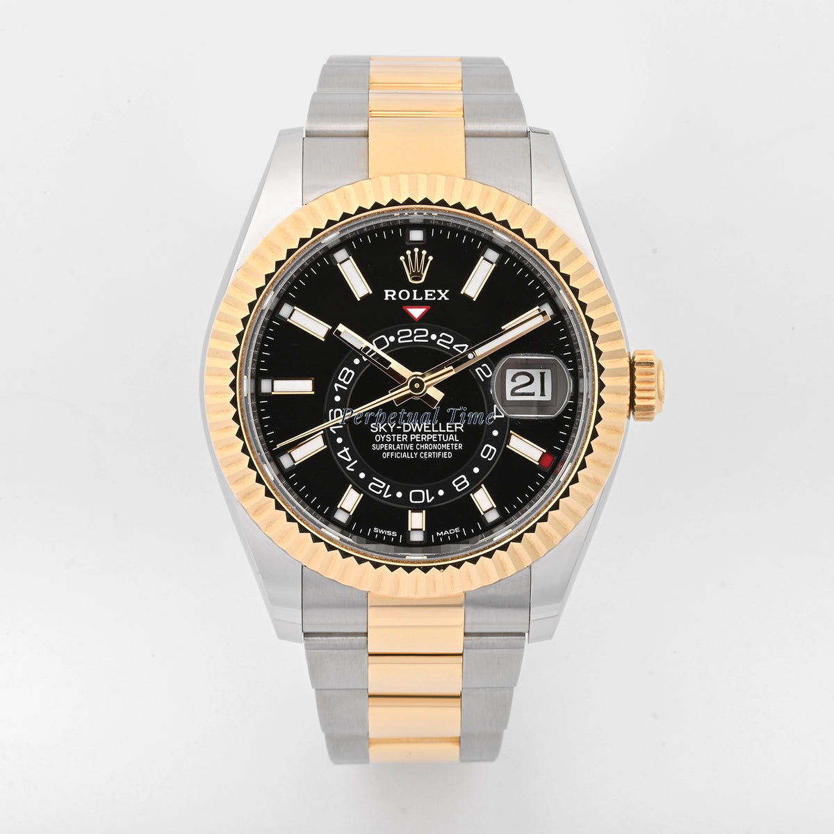 Rolex SkyDweller Black Dial on Oyster 326933 Card 2023