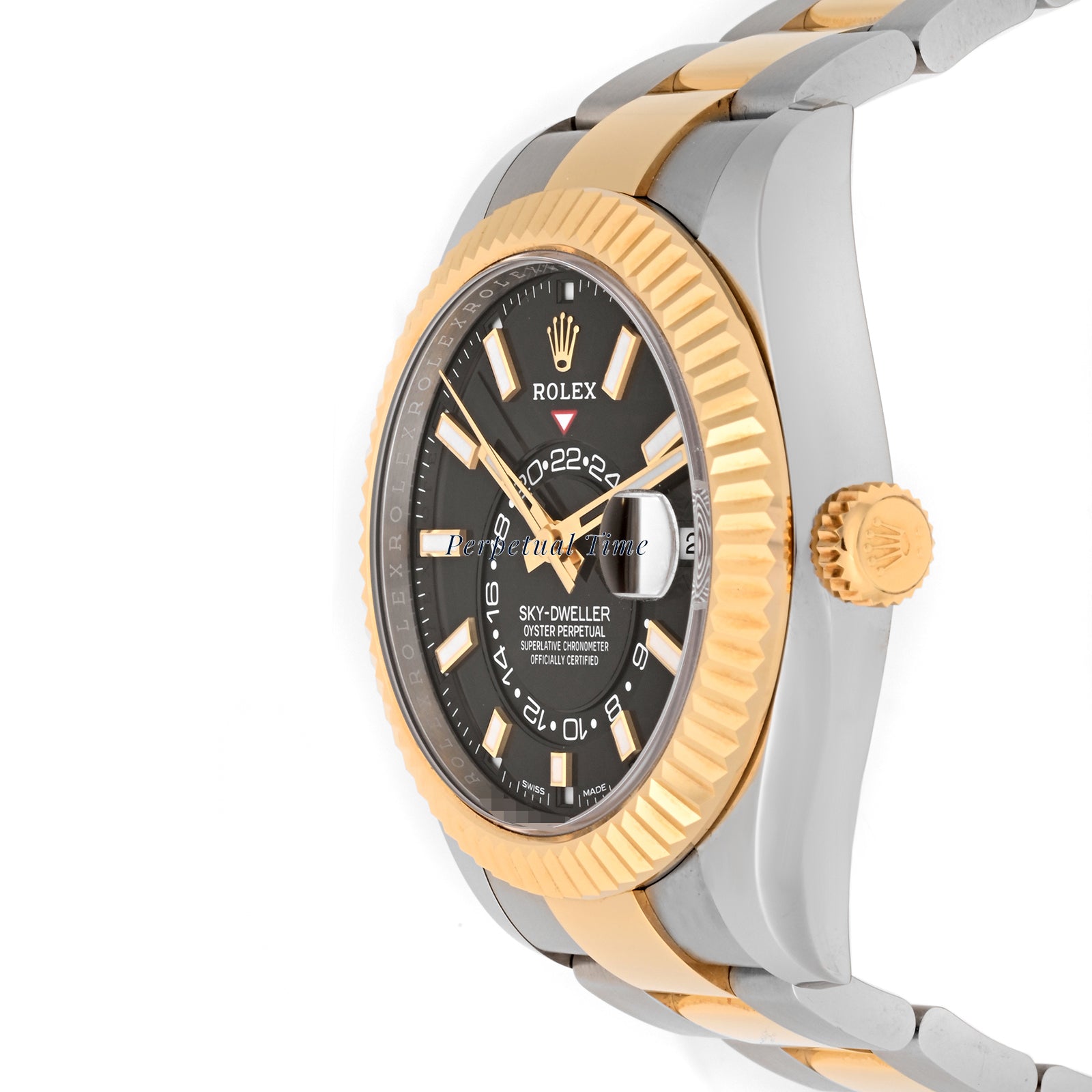 Rolex SkyDweller Black Dial on Oyster band 326933 Card 2021
