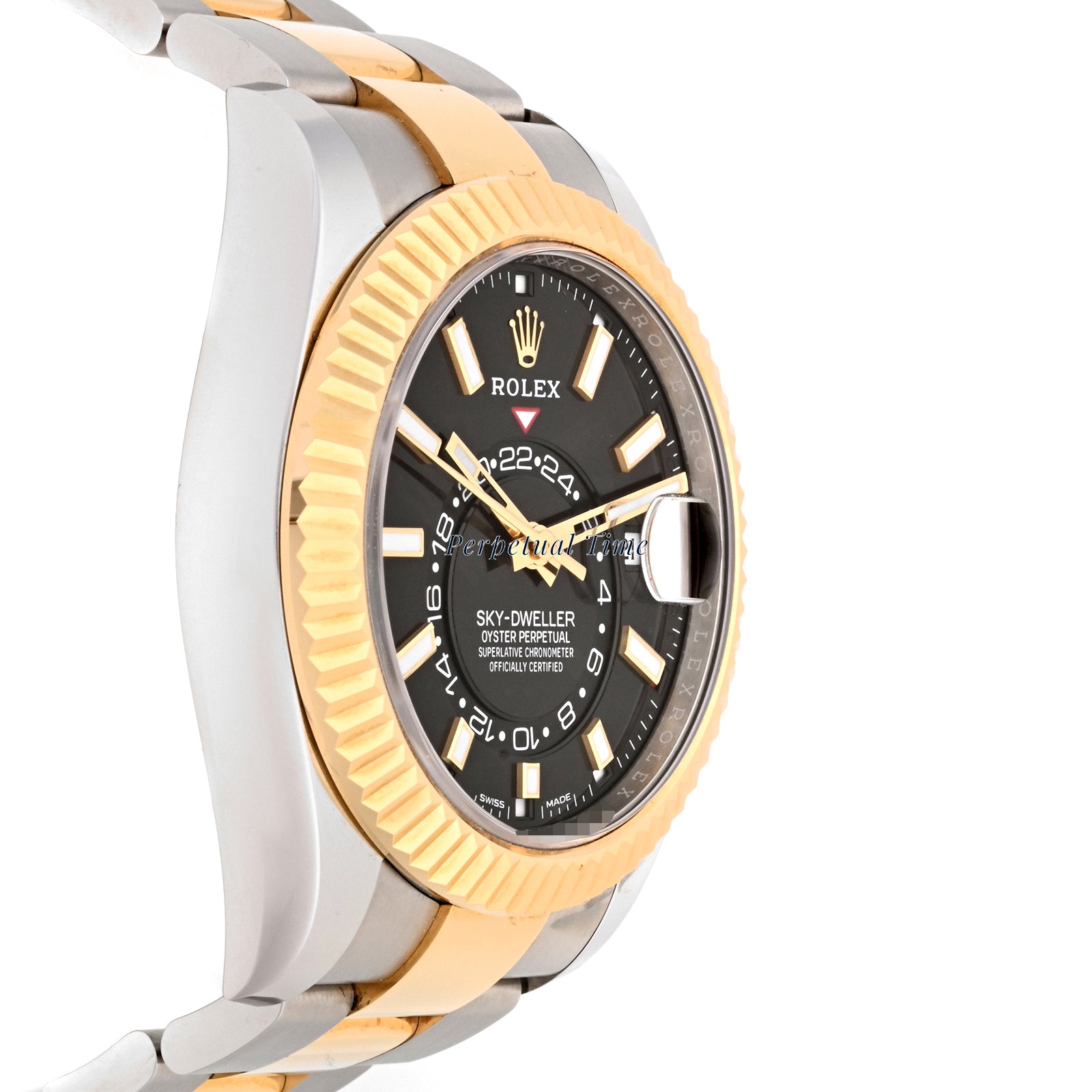Rolex SkyDweller Black Dial on Oyster band 326933 Card 2021