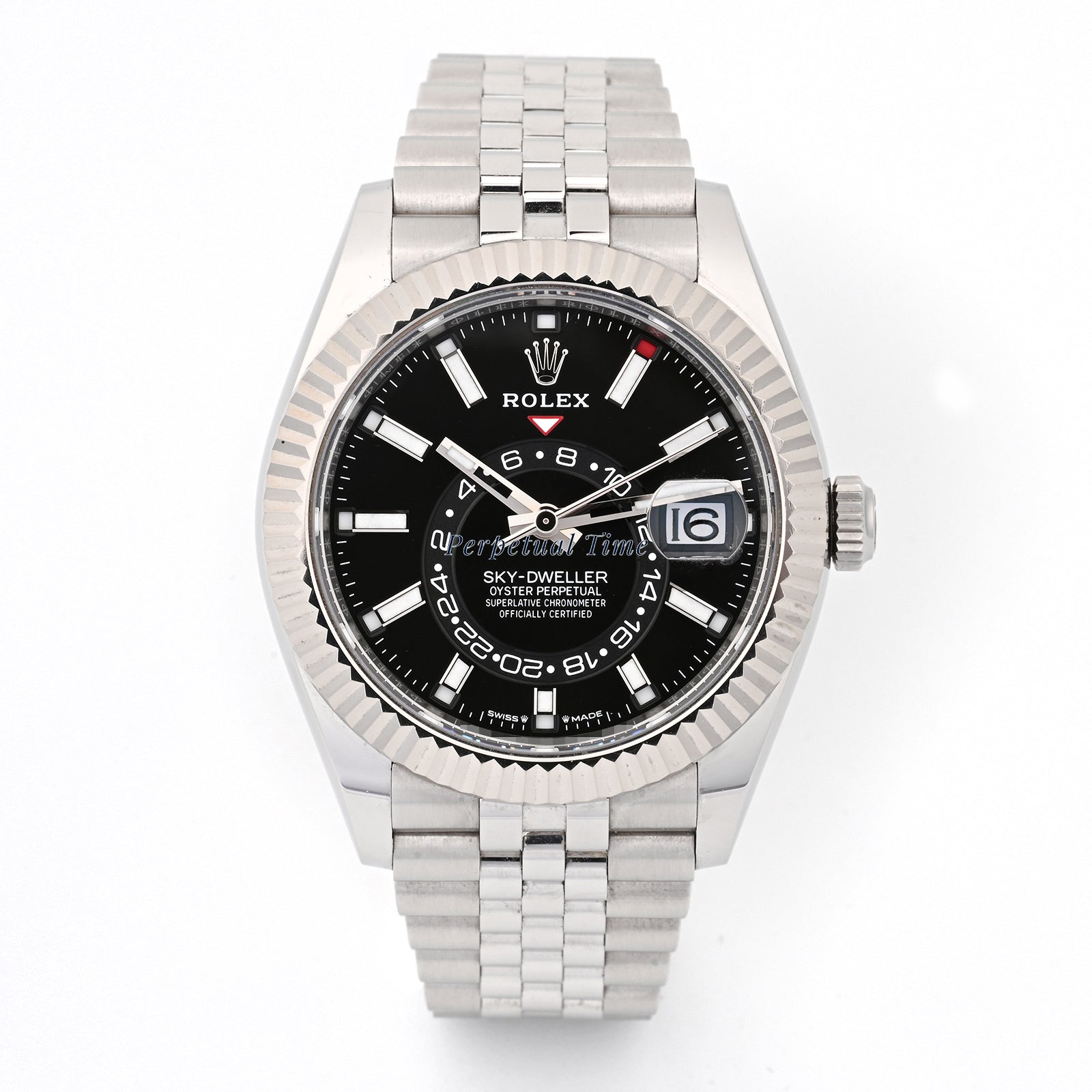 Rolex SkyDweller Black Index Dial on Jubilee band 336934 Card 2024