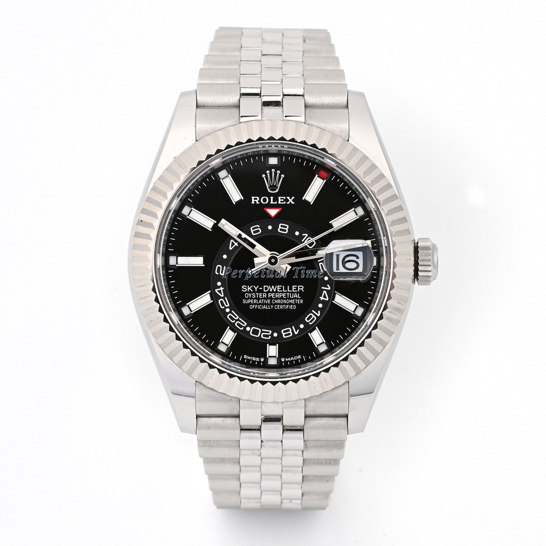Rolex SkyDweller Black Index Dial on Jubilee band 336934 Card 2024
