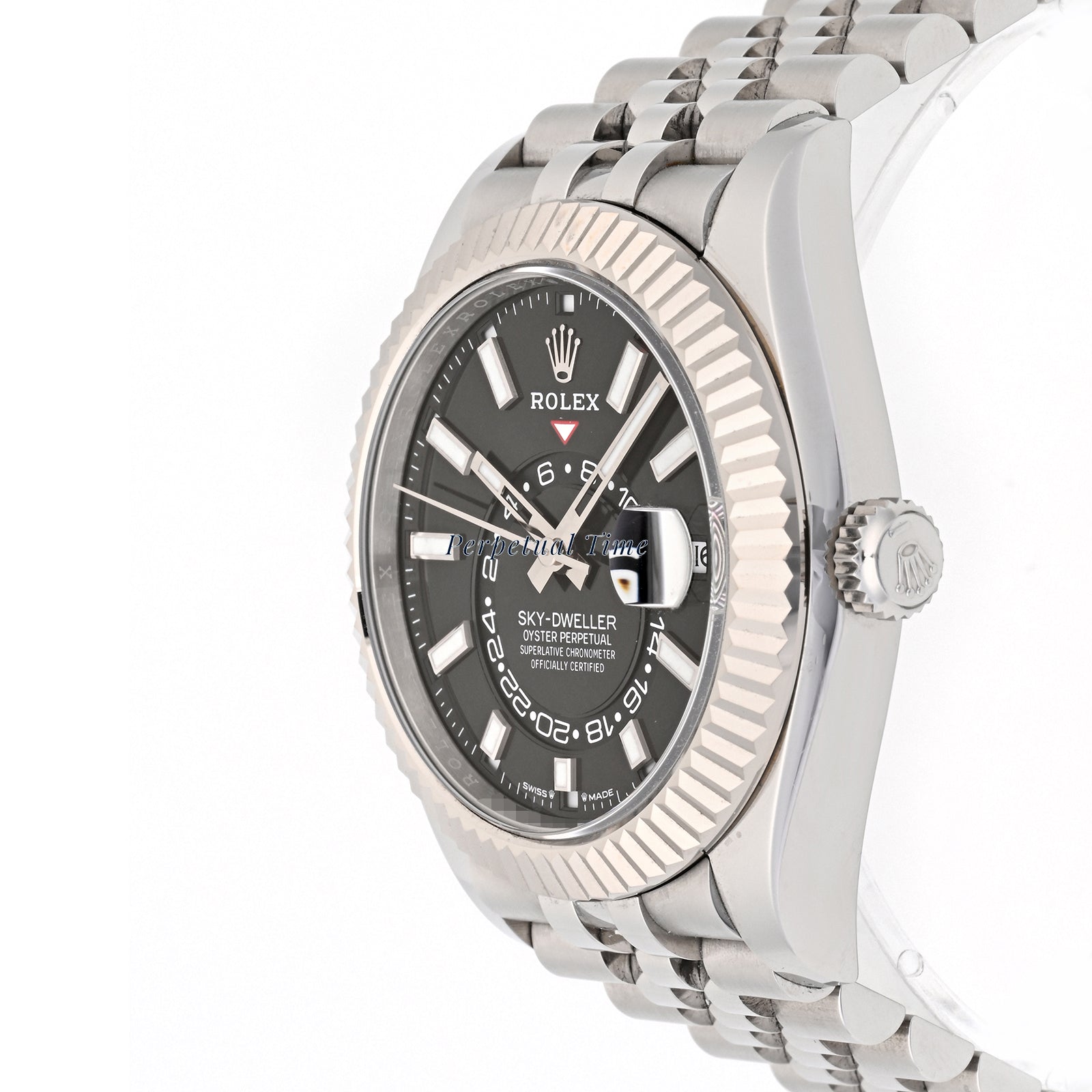 Rolex SkyDweller Black Index Dial on Jubilee band 336934 Card 2024