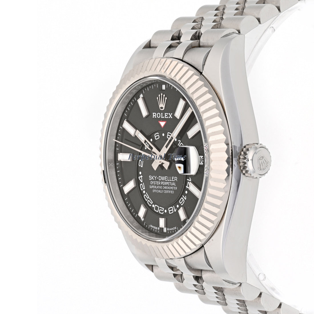 Rolex SkyDweller Black Index Dial on Jubilee band 336934 Card 2024